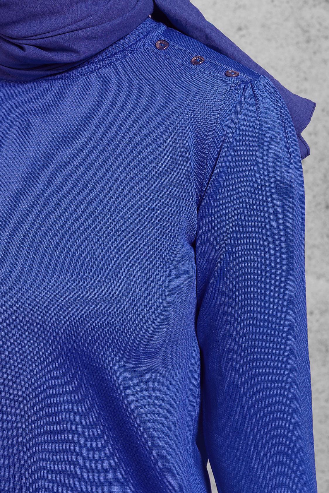 Tesettür giyim LACİVERT TRİKO KAZAK 45021