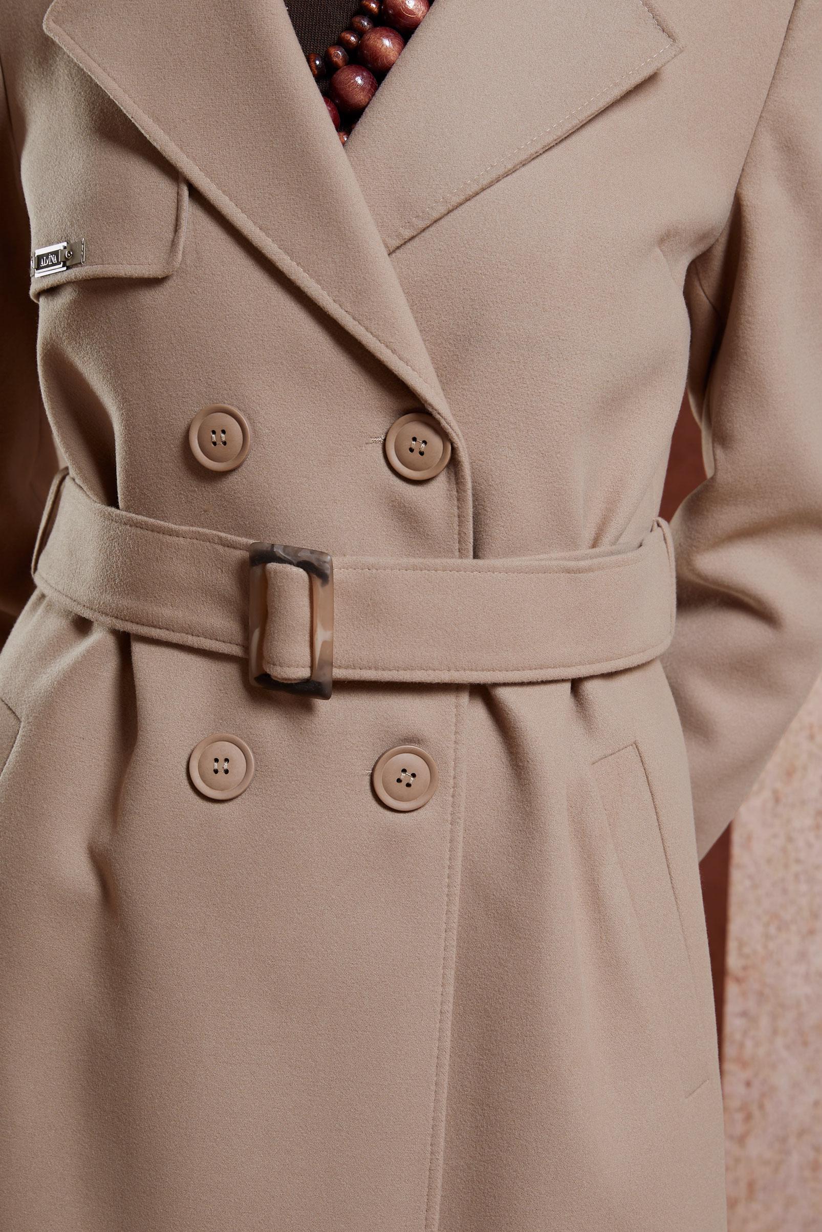 Vêtements hijab BRUN PARDESSUS MODESTE CEINTURÉ 90540