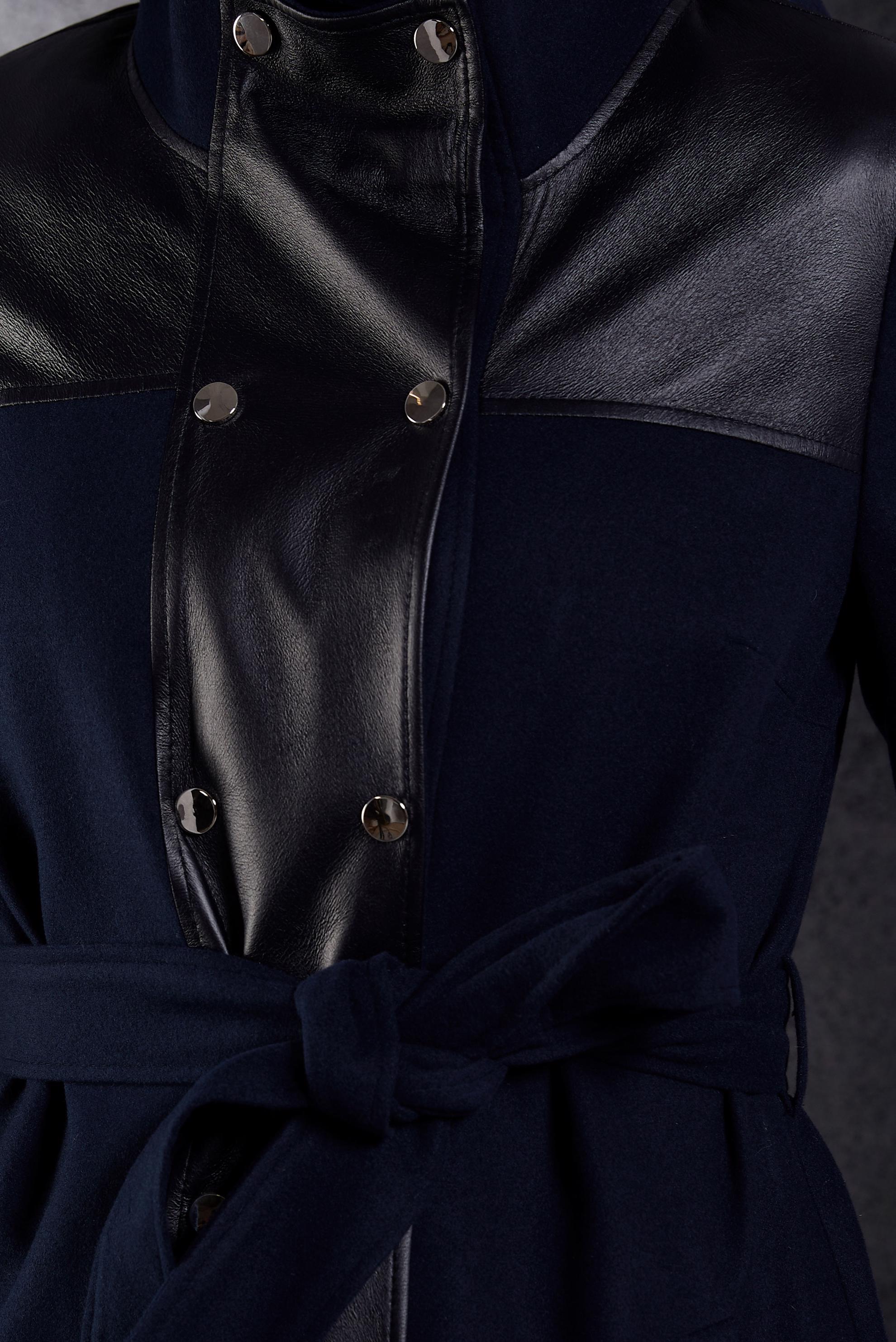 Vêtements hijab BLEU MARINE MANTEAU CEINTURÉ 90568