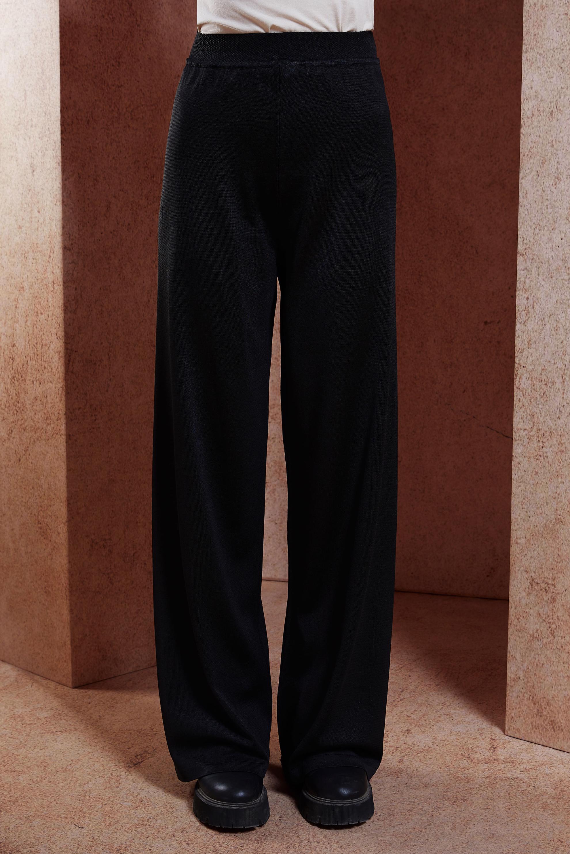 Vêtements hijab NOIR PANTALON EN MAILLE 70780