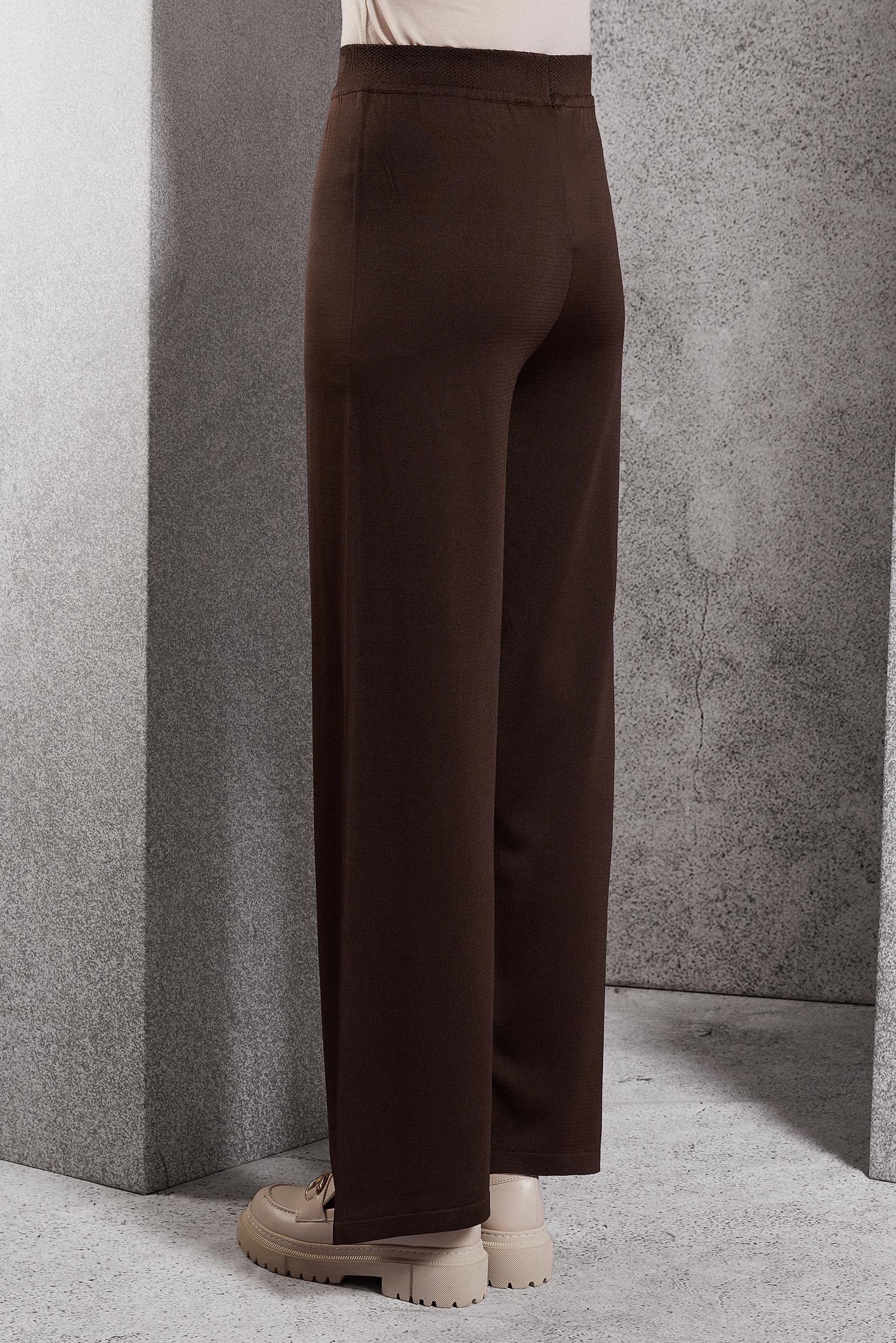 Vêtements hijab BRUN PANTALON EN MAILLE 70780