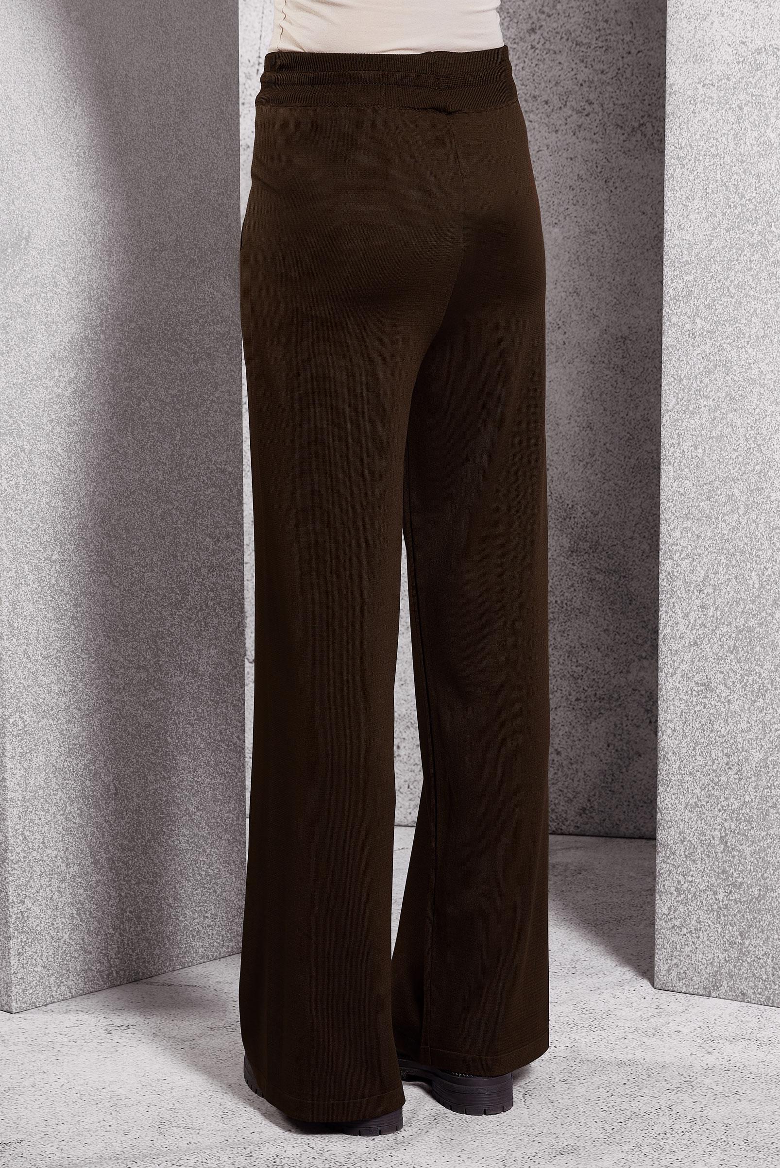 Vêtements hijab BRUN PANTALON EN TRICOT À TAILLE ÉLASTIQUE 70781