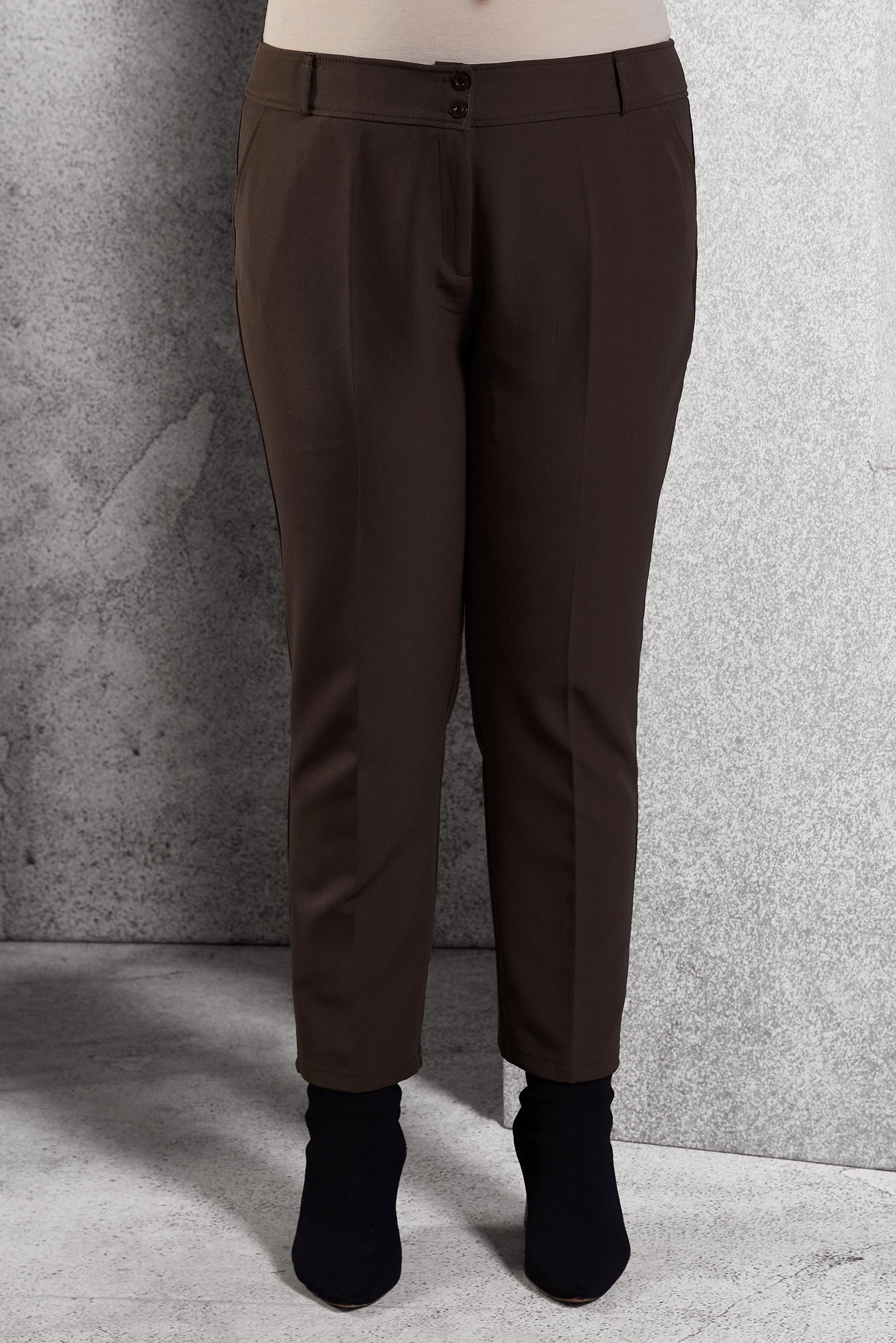 Vêtements hijab BRUN PANTALON COUPE DROITE 70785