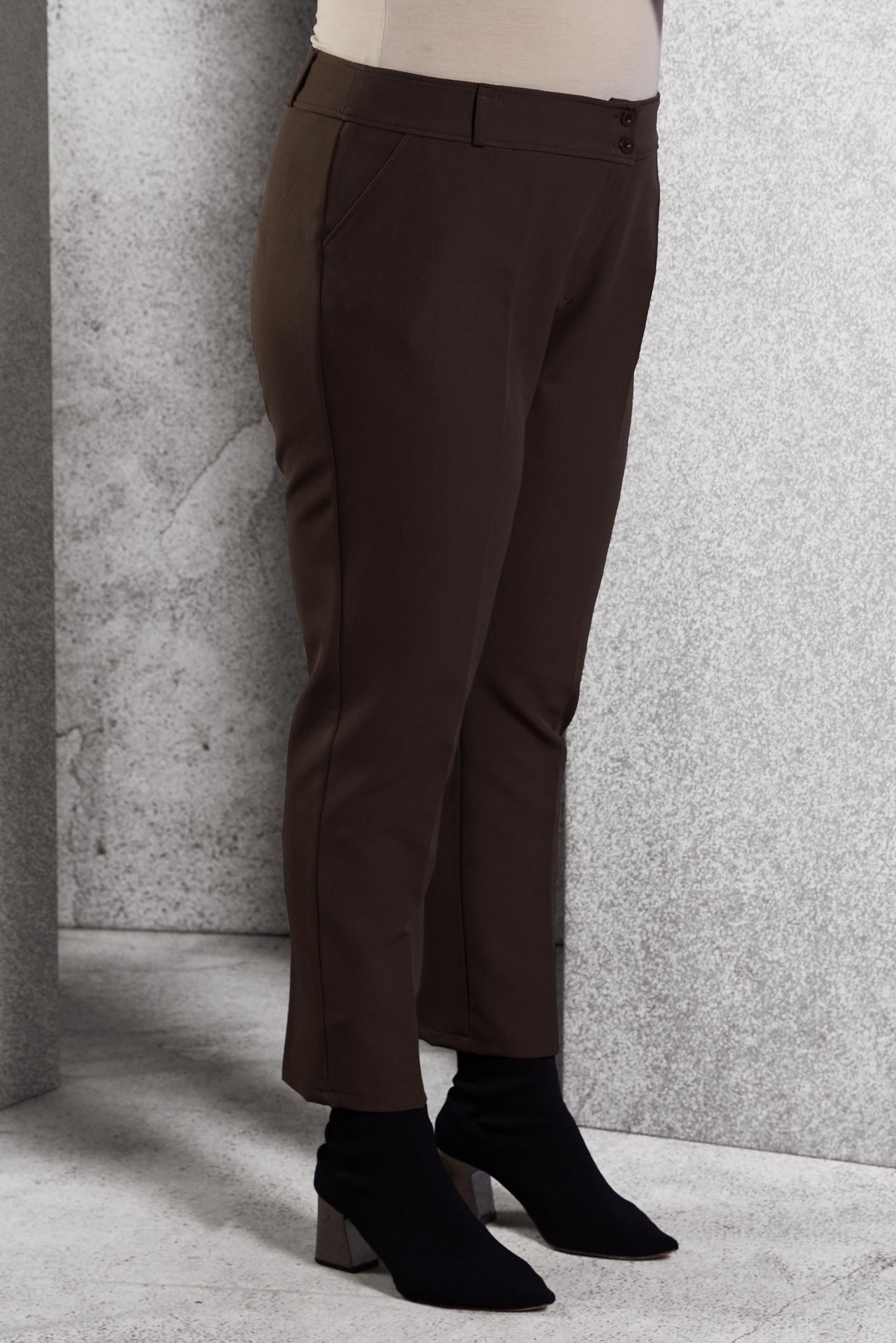 Vêtements hijab BRUN PANTALON COUPE DROITE 70785