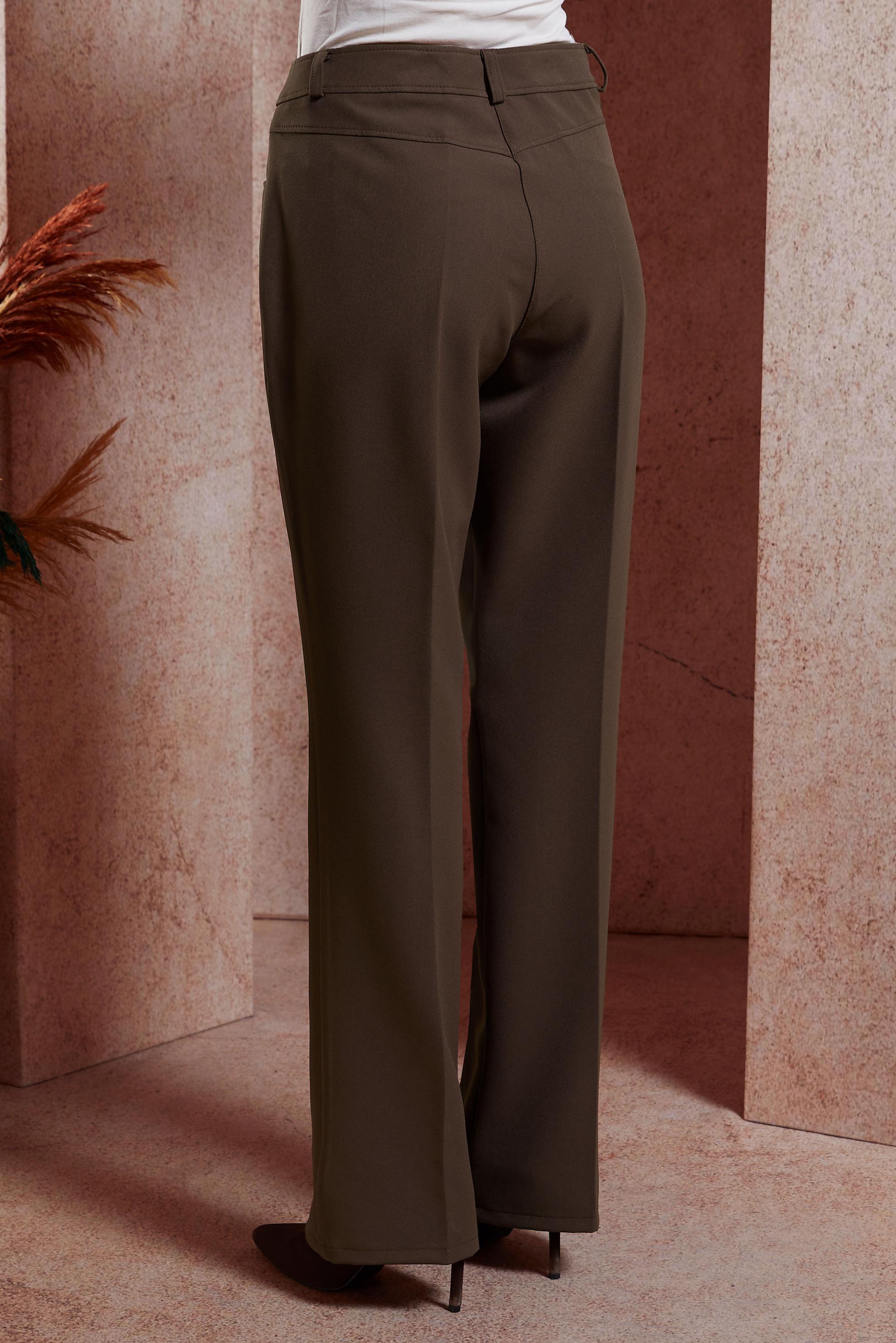 Tesettür giyim KAHVE YÜKSEK BEL PANTOLON 70786