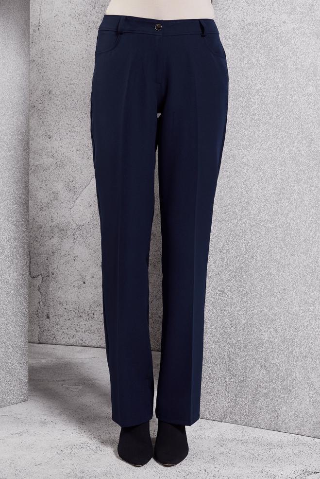 Vêtements hijab BLEU MARINE PANTALON TAILLE HAUTE 70786 - ALVİNA