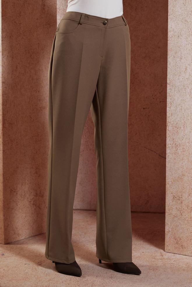 Vêtements hijab VISON PANTALON TAILLE HAUTE 70786 - ALVİNA