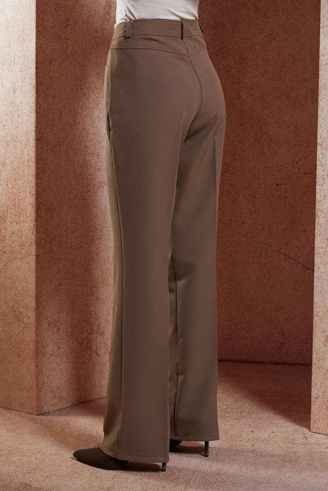 Vêtements hijab VISON PANTALON TAILLE HAUTE 70786 - ALVİNA