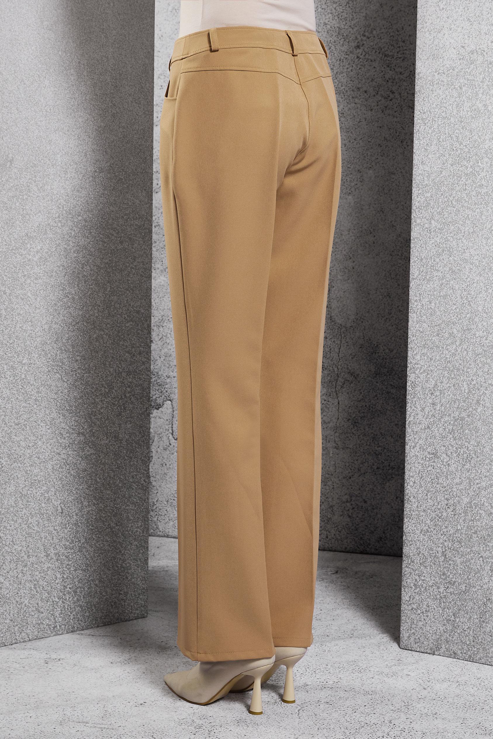 Vêtements hijab BRUN PANTALON TAILLE HAUTE 70786