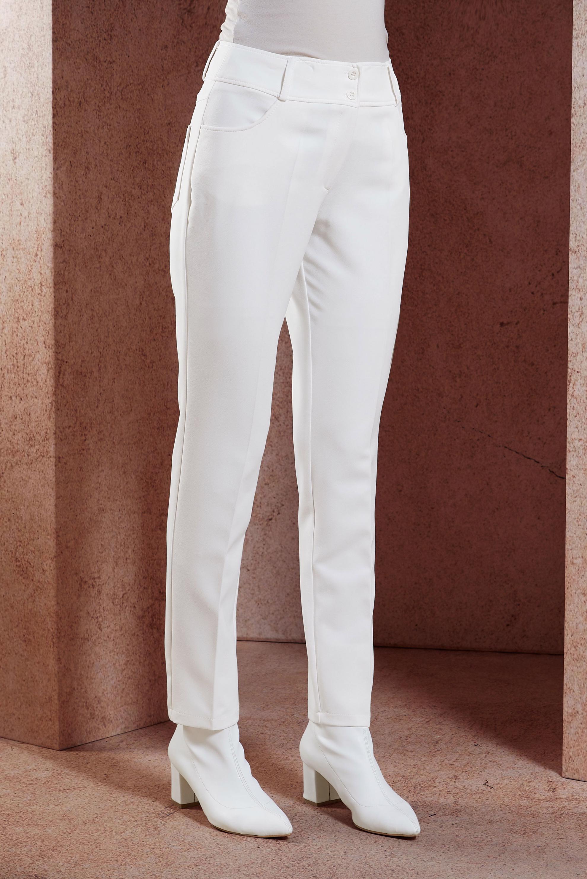 Vêtements hijab BLANC PANTALON À JAMBE SKINNY 70787