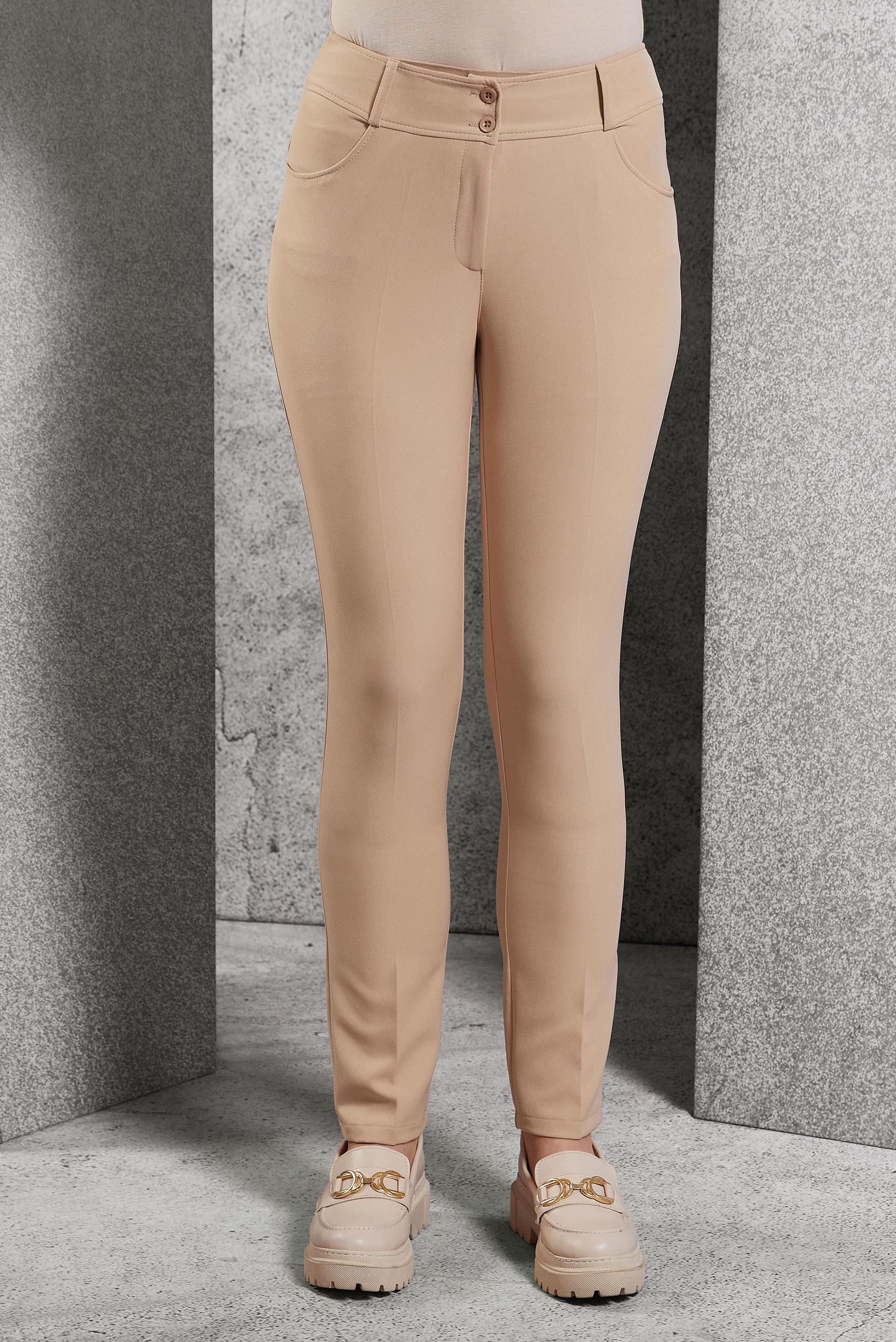 Vêtements hijab BEIGE PANTALON À JAMBE SKINNY 70787