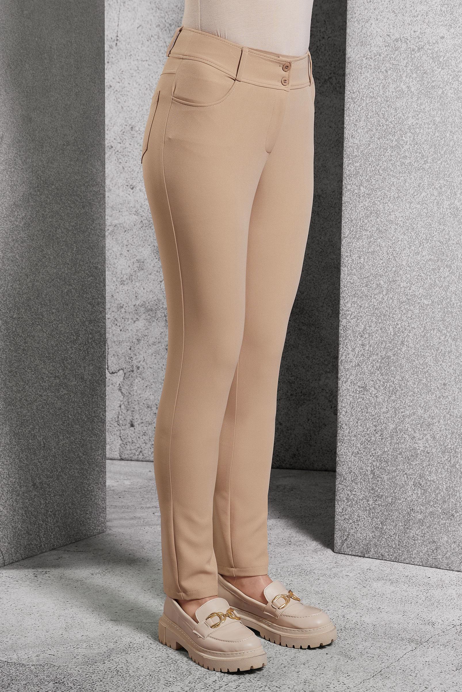 Vêtements hijab BEIGE PANTALON À JAMBE SKINNY 70787