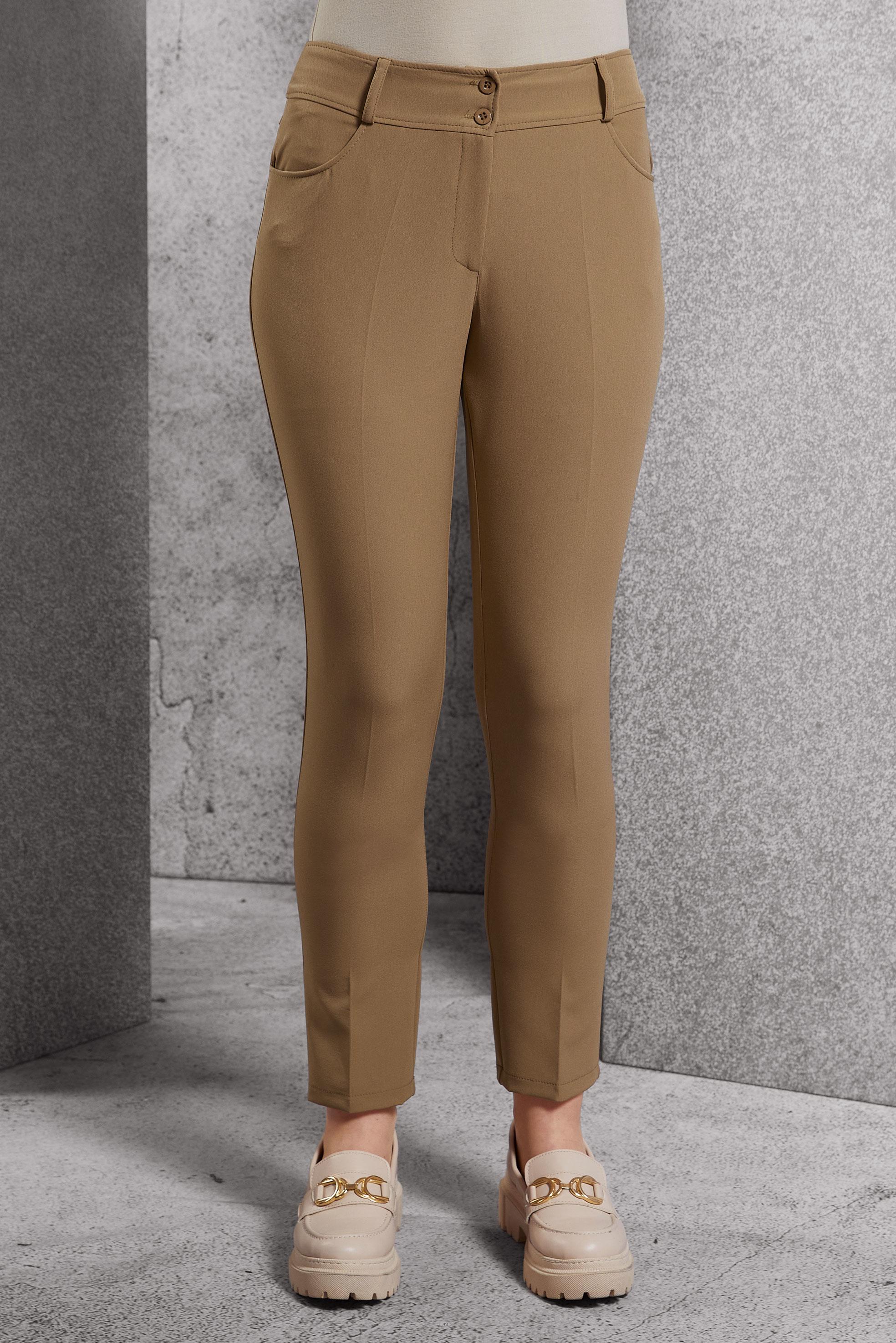 Vêtements hijab BEIGE PANTALON À JAMBE SKINNY 70787