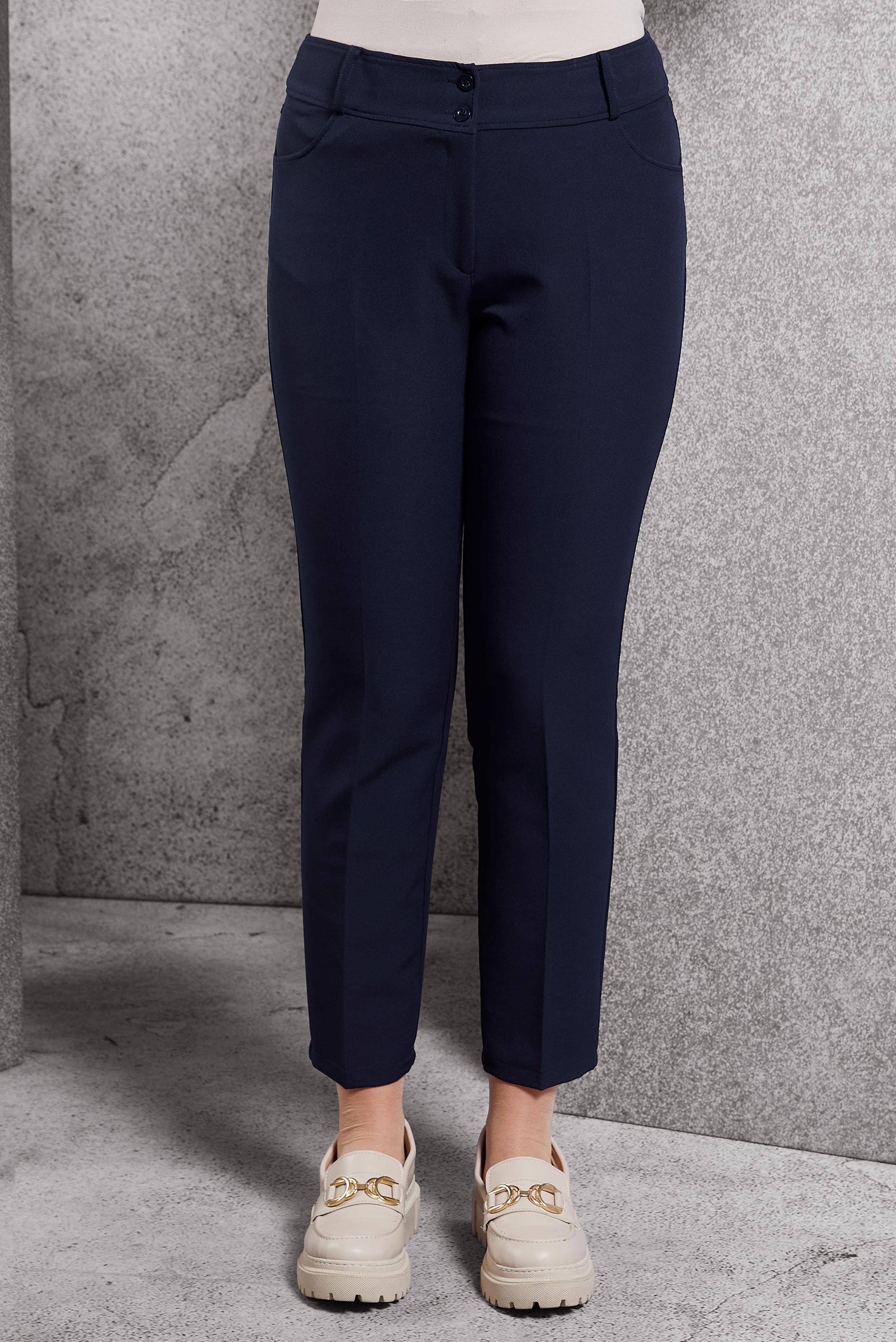 Tesettür giyim LACİVERT DAR PAÇA PANTOLON 70787