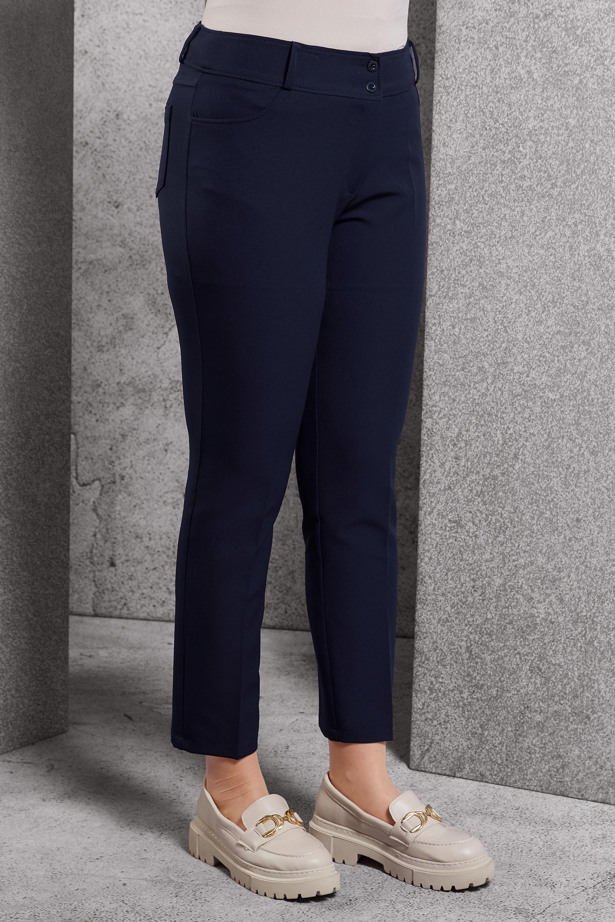 Tesettür giyim LACİVERT DAR PAÇA PANTOLON 70787