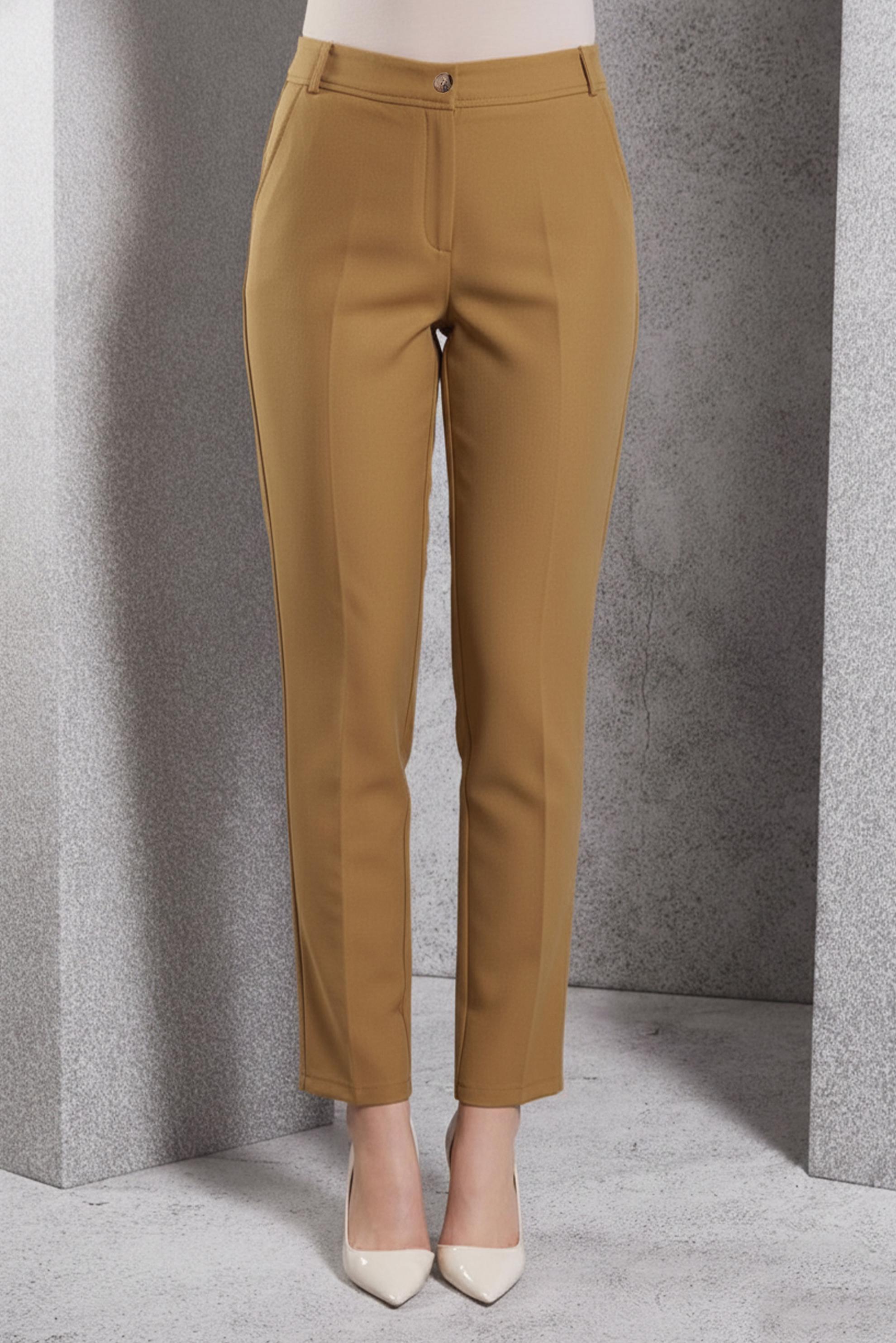 Tesettür giyim KAHVE DAR PAÇA PANTOLON 70788