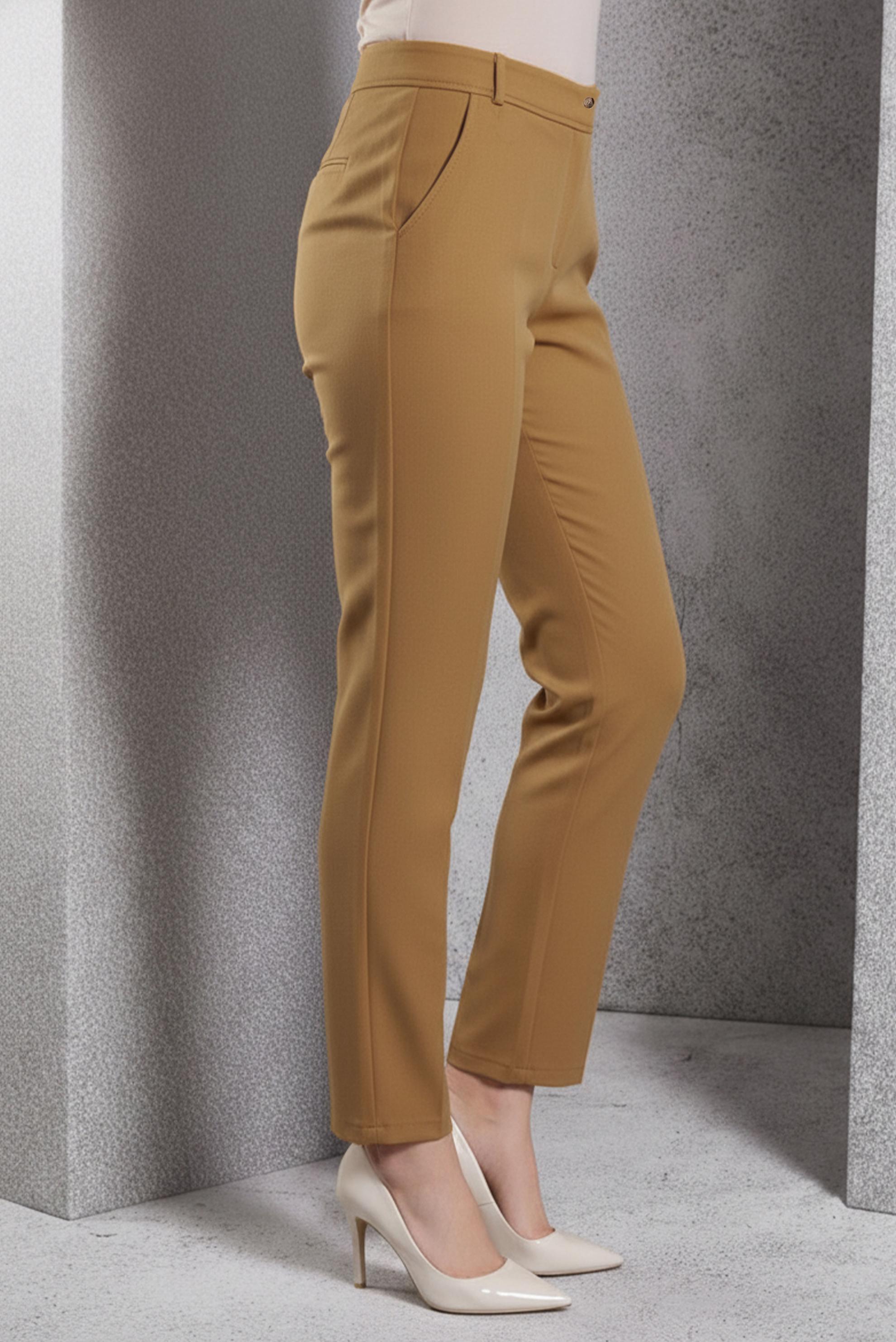 Tesettür giyim KAHVE DAR PAÇA PANTOLON 70788