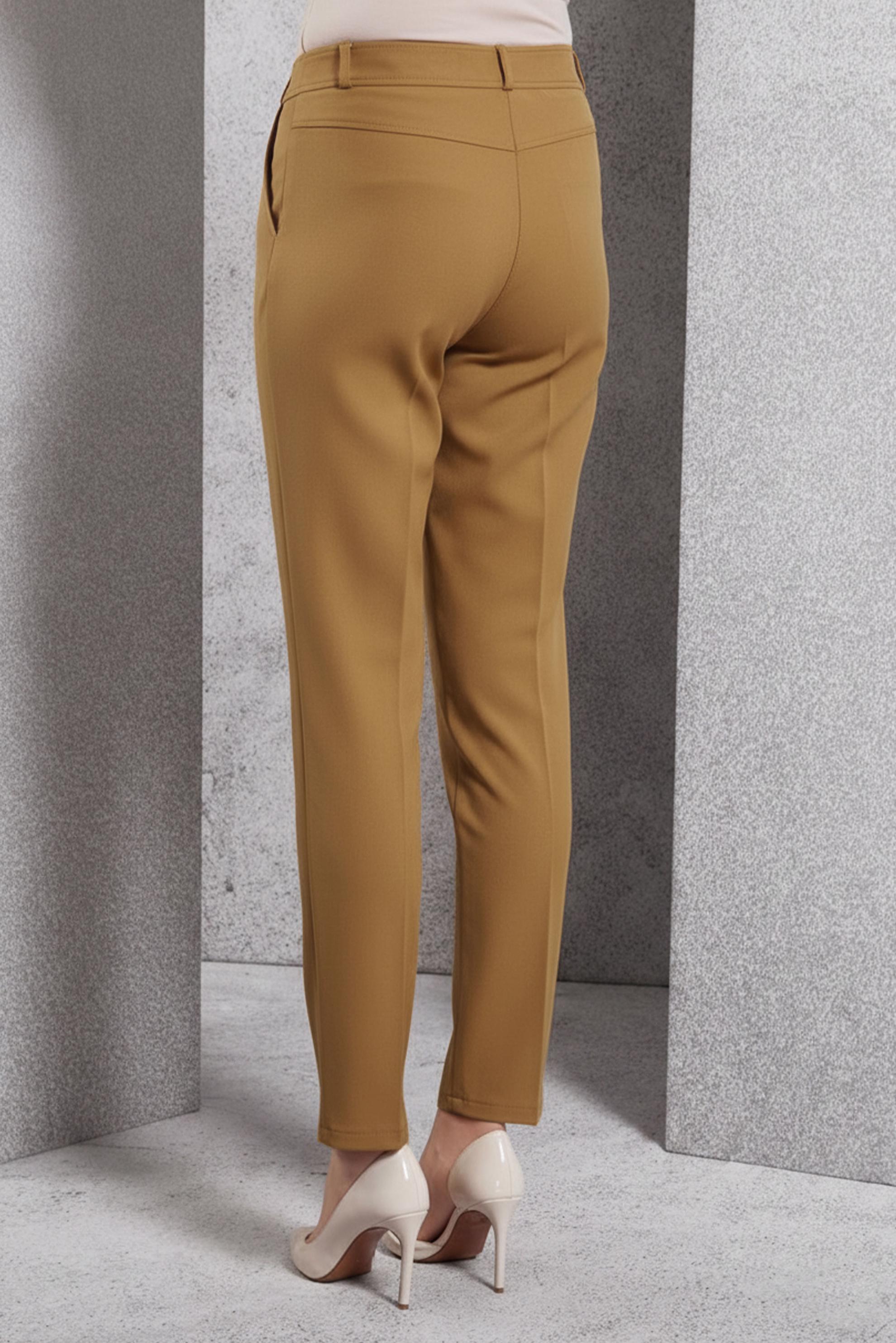 Tesettür giyim KAHVE DAR PAÇA PANTOLON 70788