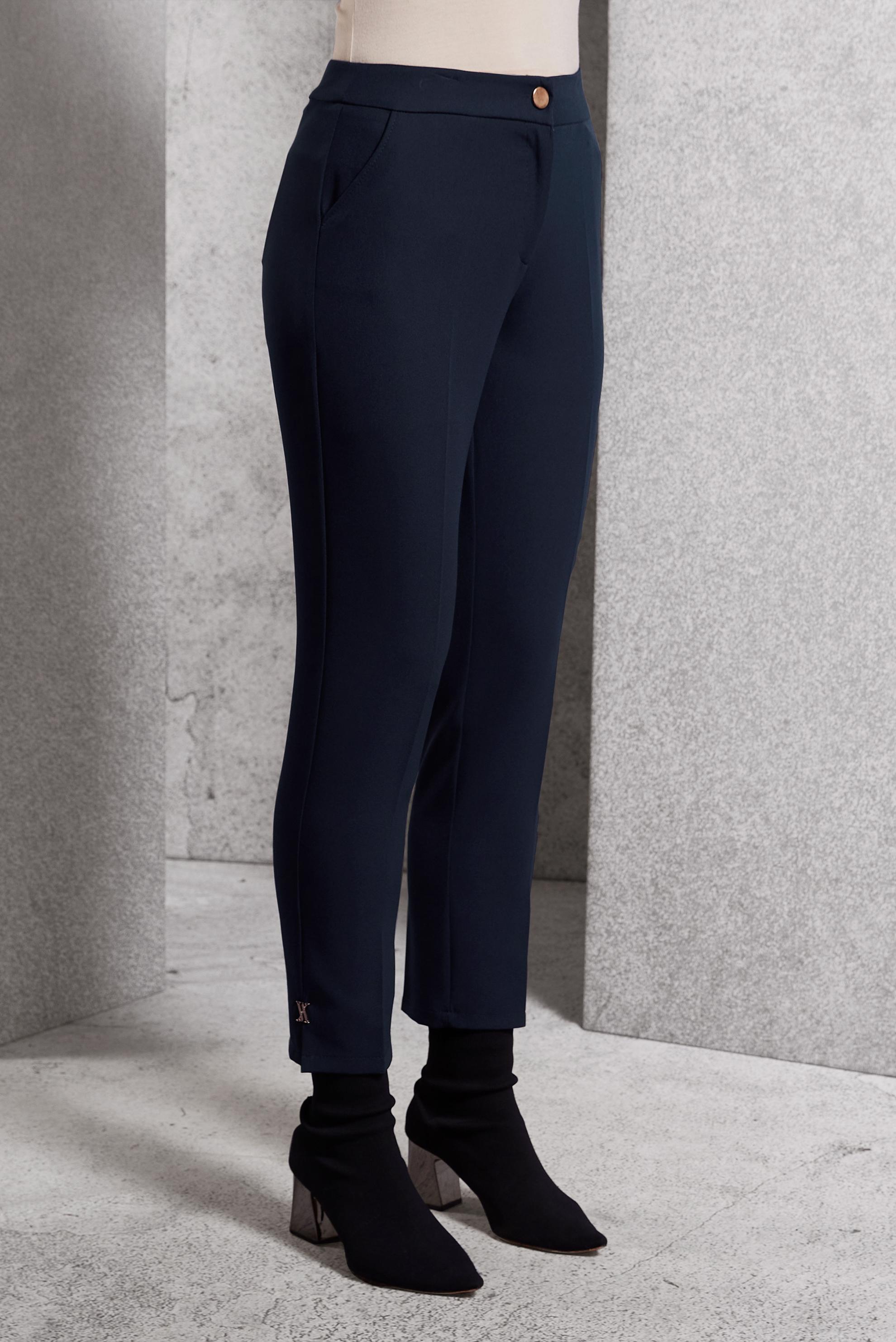 Tesettür giyim LACİVERT DAR PAÇA PANTOLON 70789