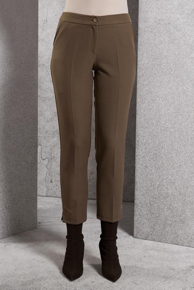 Vêtements hijab VISON PANTALON À JAMBE SKINNY 70789 - ALVİNA