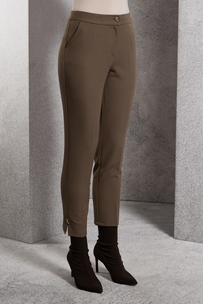 Vêtements hijab VISON PANTALON À JAMBE SKINNY 70789 - ALVİNA