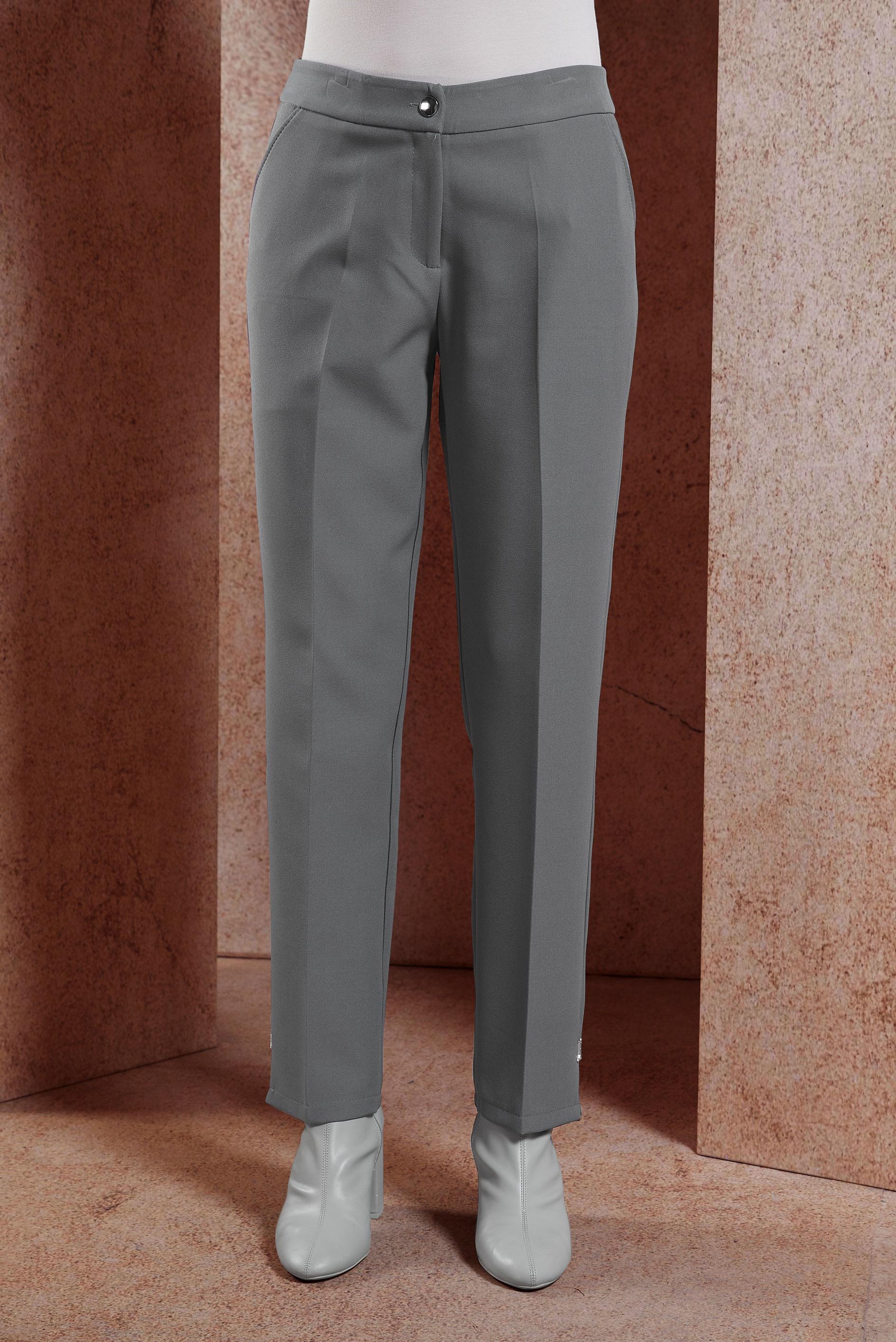 Vêtements hijab GRIS PANTALON À JAMBE SKINNY 70789