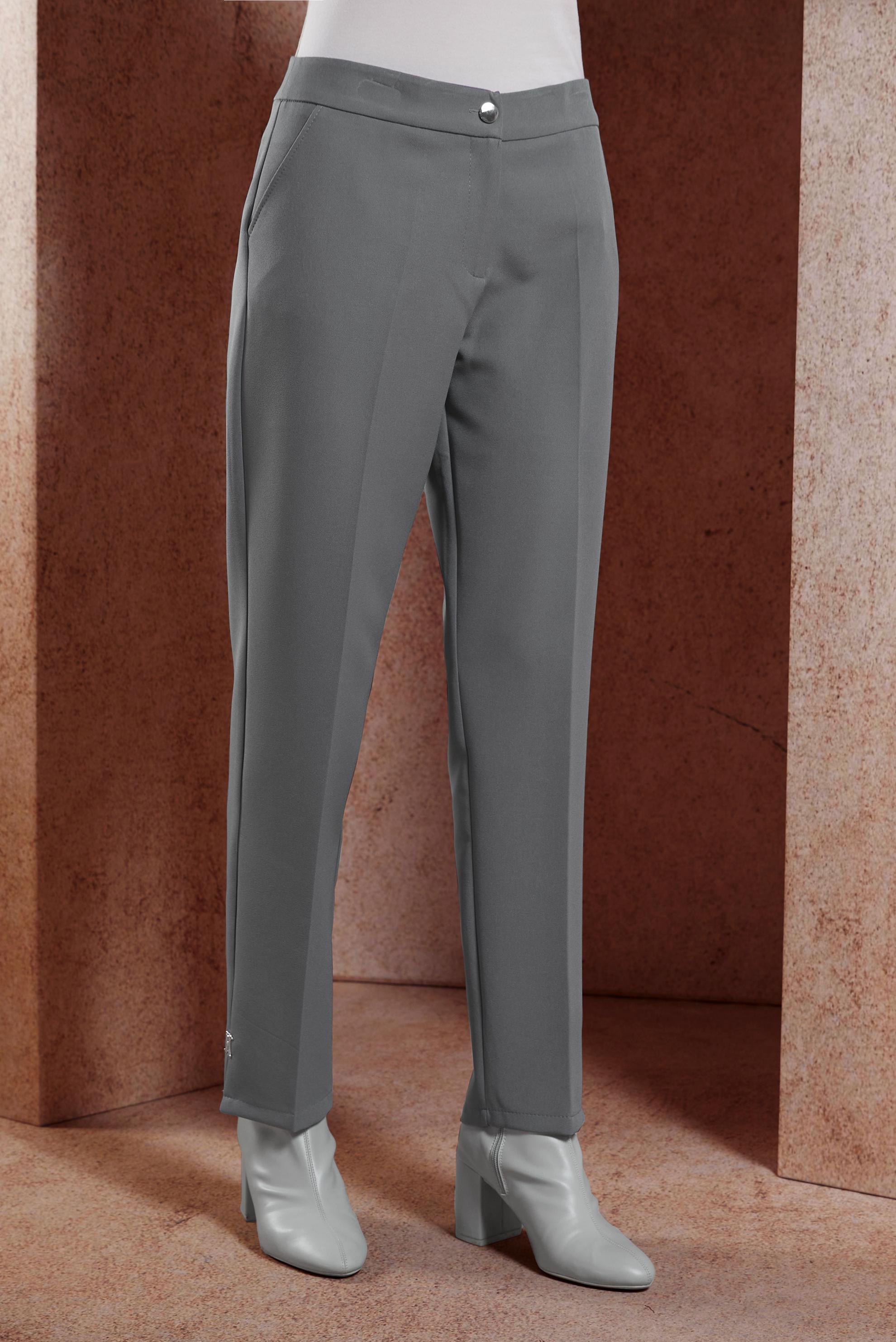 Vêtements hijab GRIS PANTALON À JAMBE SKINNY 70789