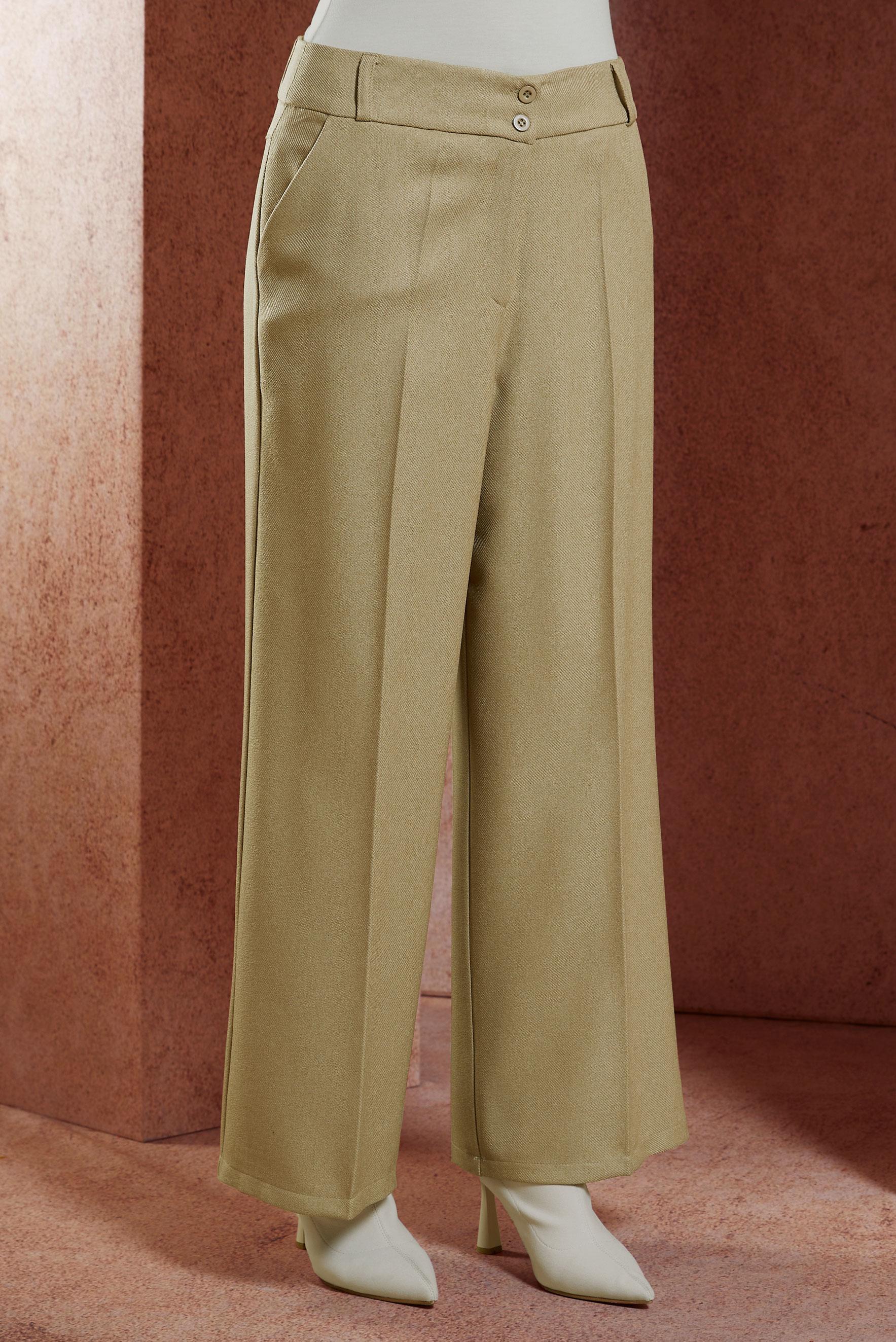 Vêtements hijab BEIGE PANTALON À JAMBES LARGES 70790