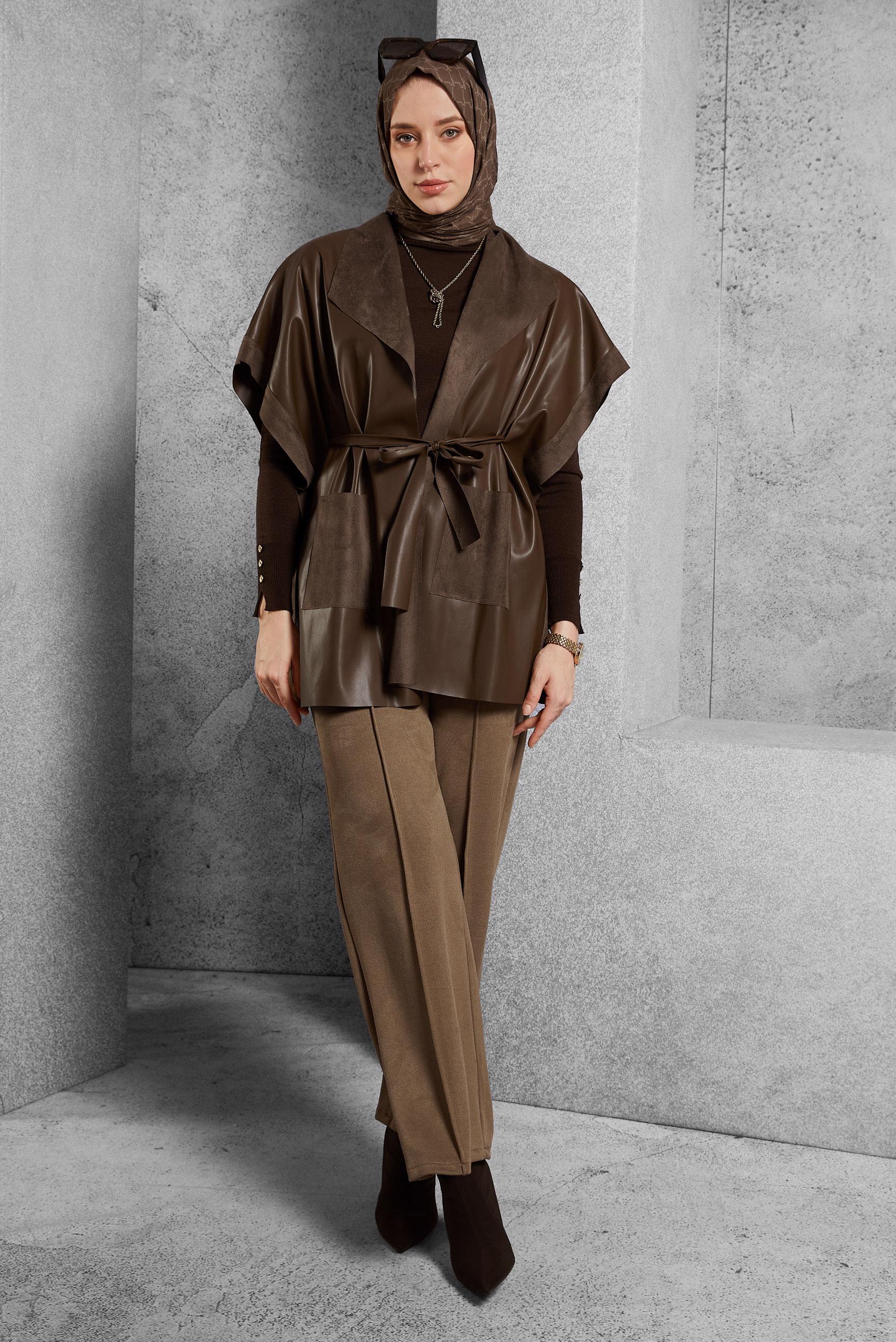 Vêtements hijab VISON PANTALON À TAILLE ÉLASTIQUE 70791