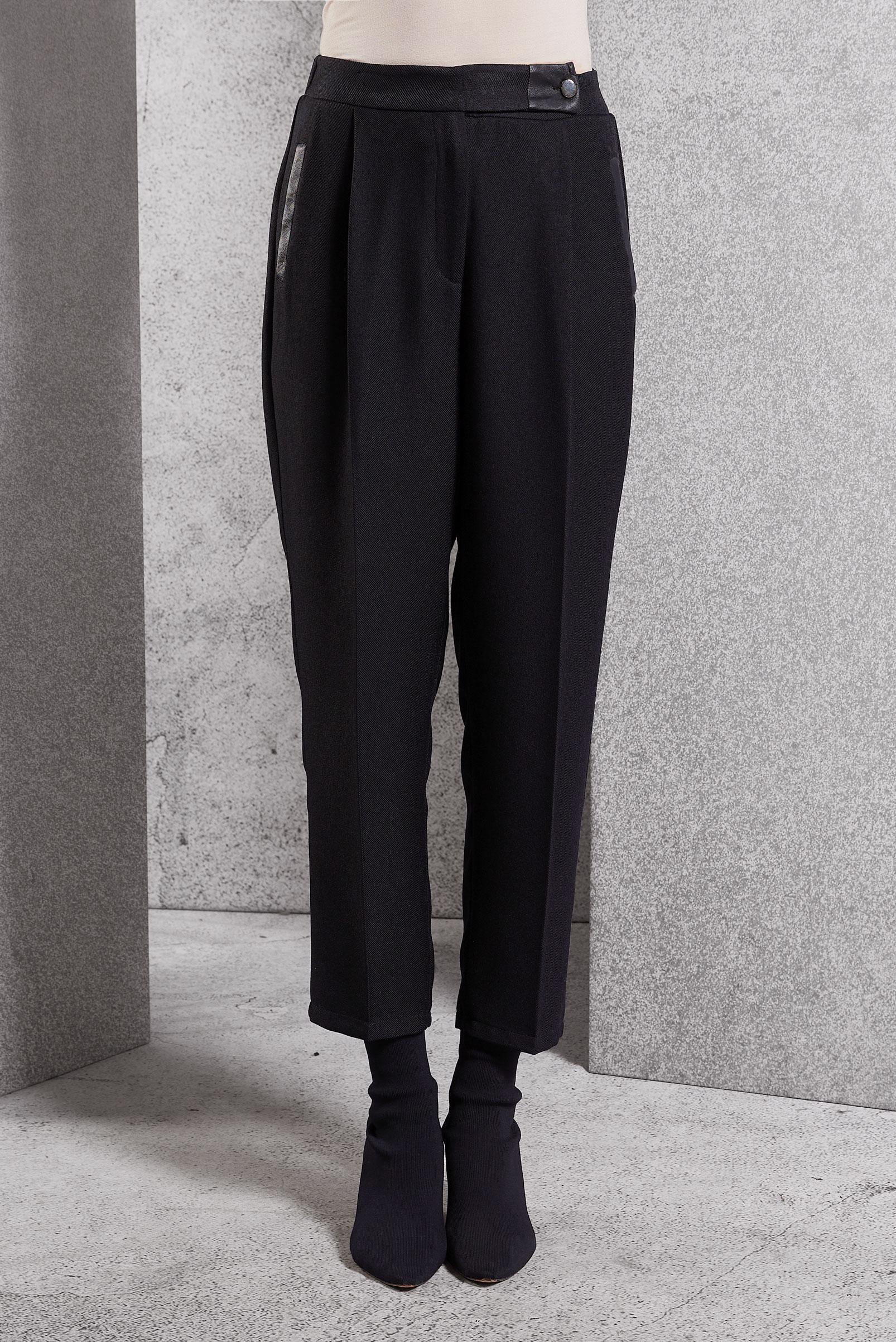 Vêtements hijab NOIR PANTALON COUPE CAROTTE 70792