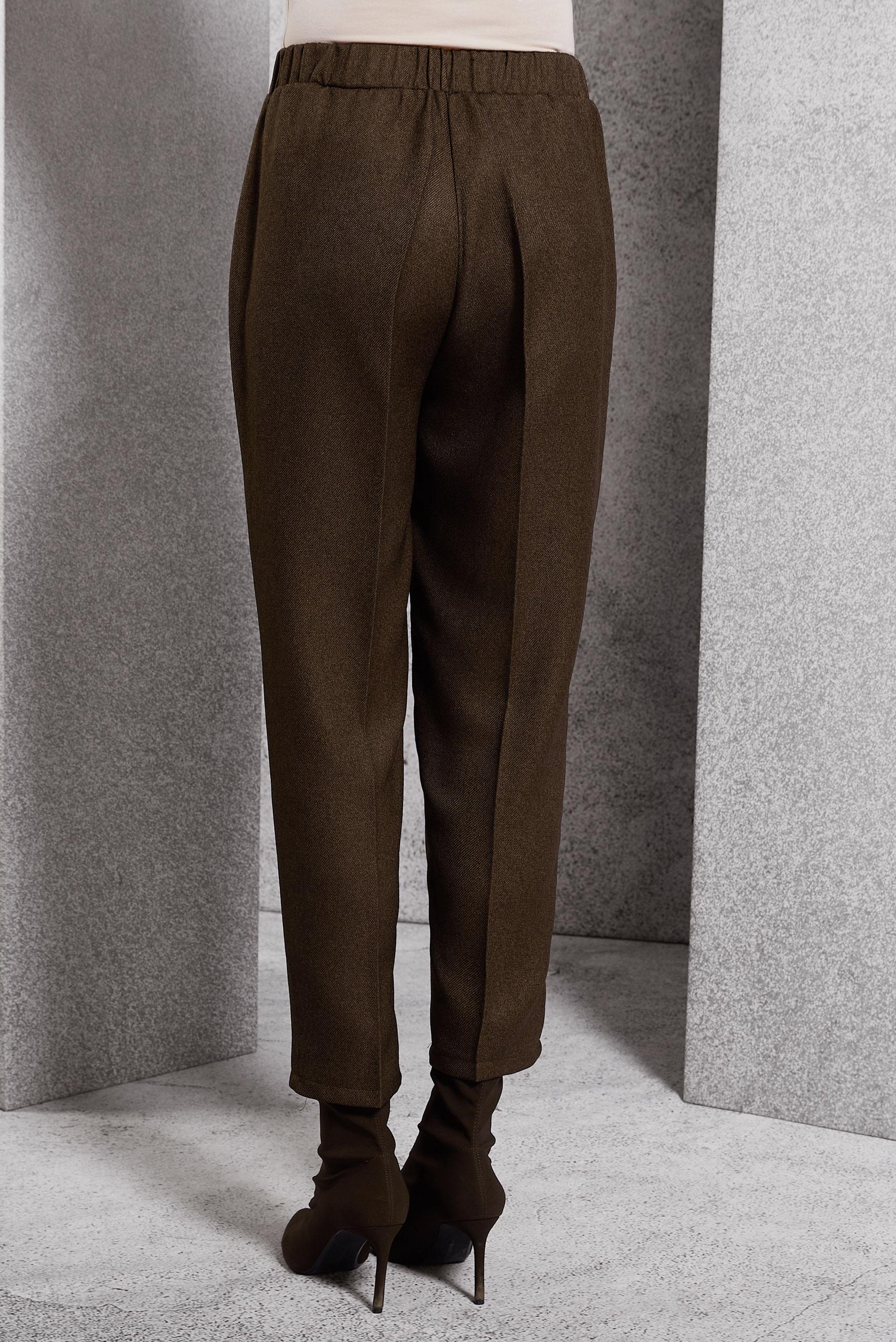 Vêtements hijab BRUN PANTALON COUPE CAROTTE 70792