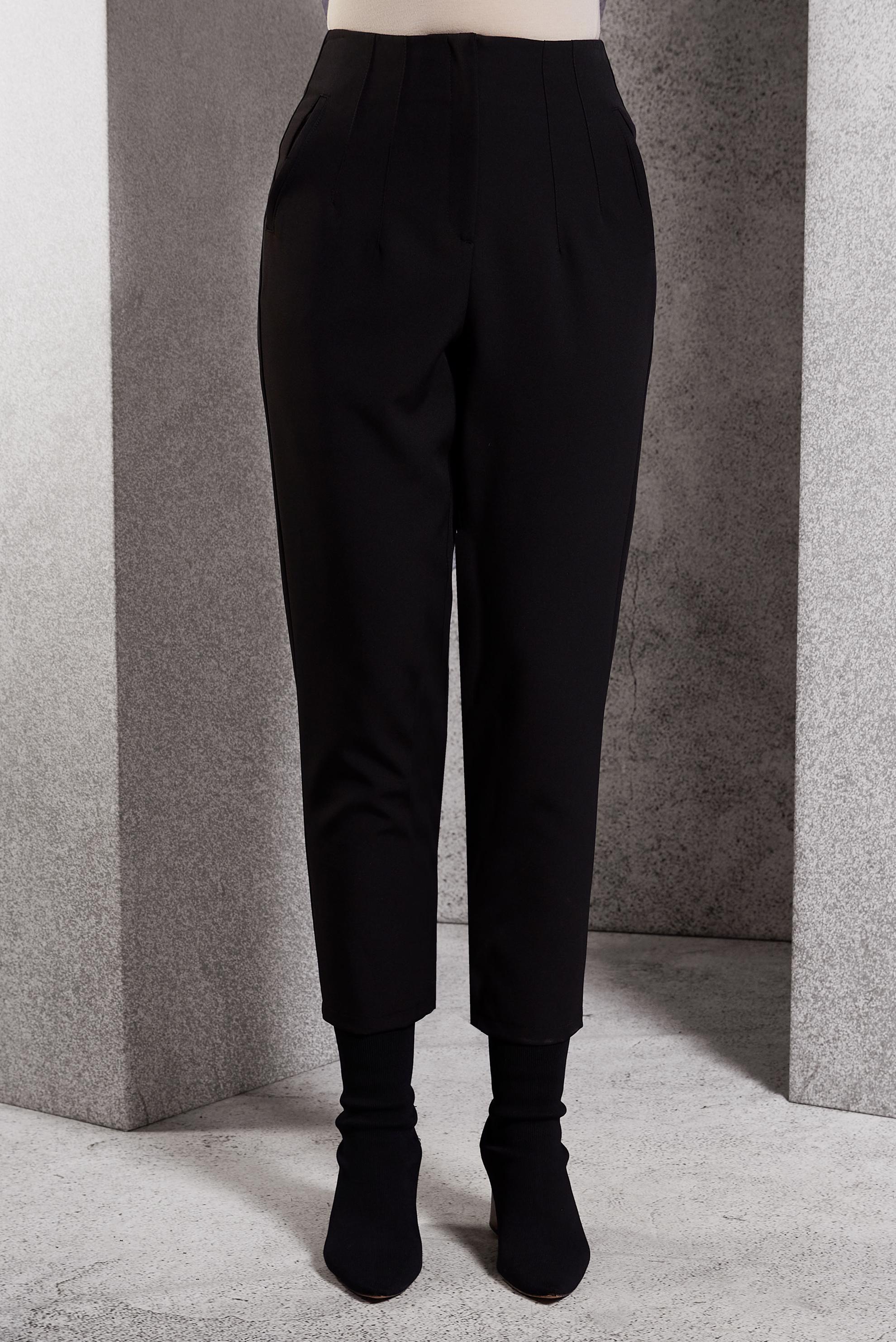 Tesettür giyim SİYAH YÜKSEK BEL PANTOLON 70797