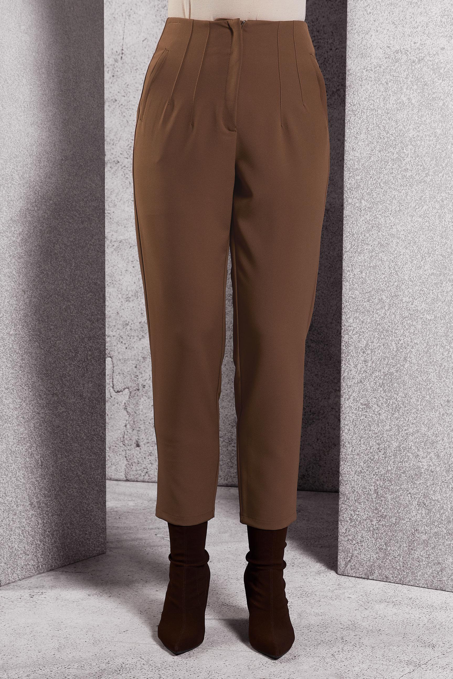 Tesettür giyim KAHVE YÜKSEK BEL PANTOLON 70797