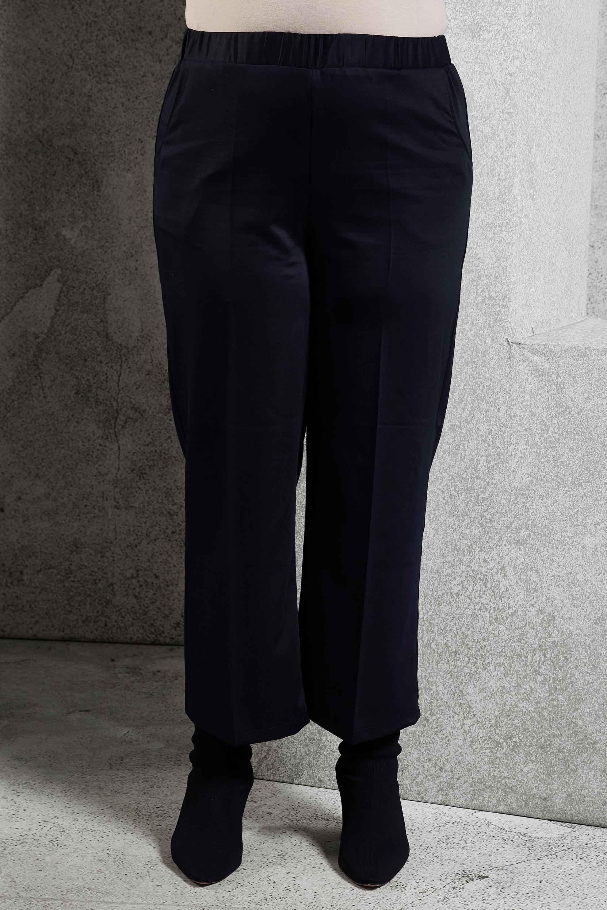Vêtements hijab BLEU MARINE PANTALON À TAILLE ÉLASTIQUE 70800