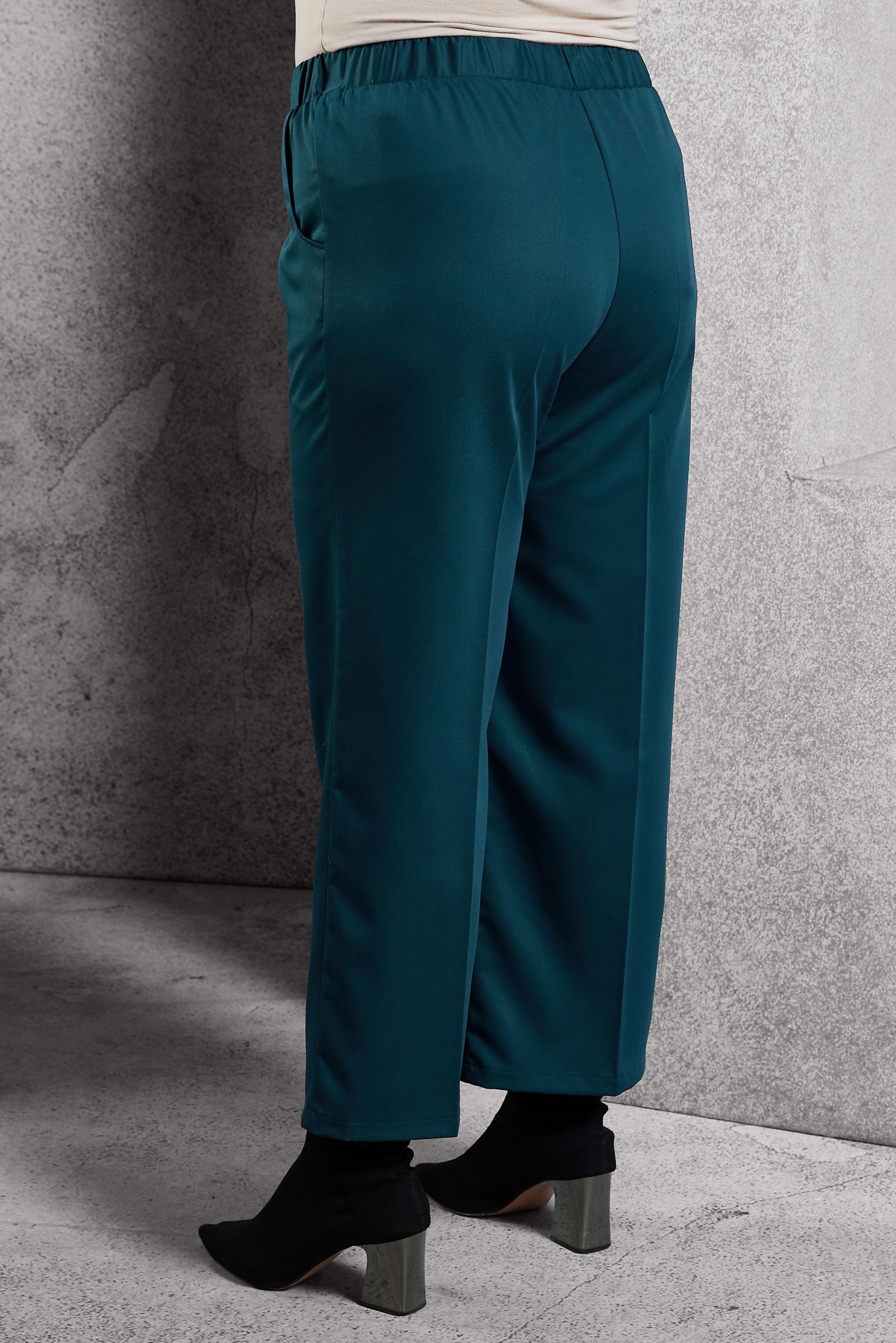 Vêtements hijab BLEU PANTALON À TAILLE ÉLASTIQUE 70800
