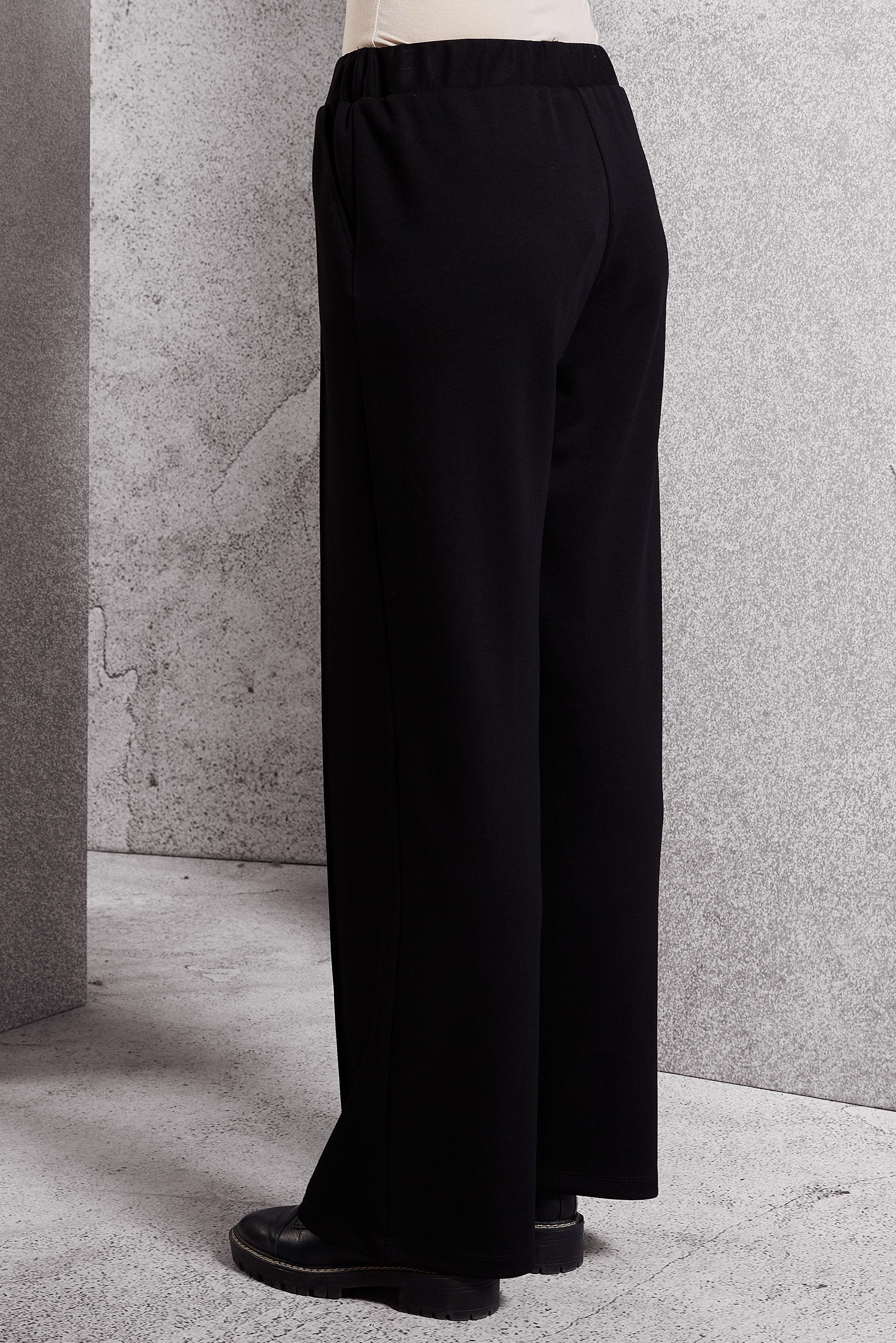 Vêtements hijab NOIR PANTALON À TAILLE ÉLASTIQUE 70801