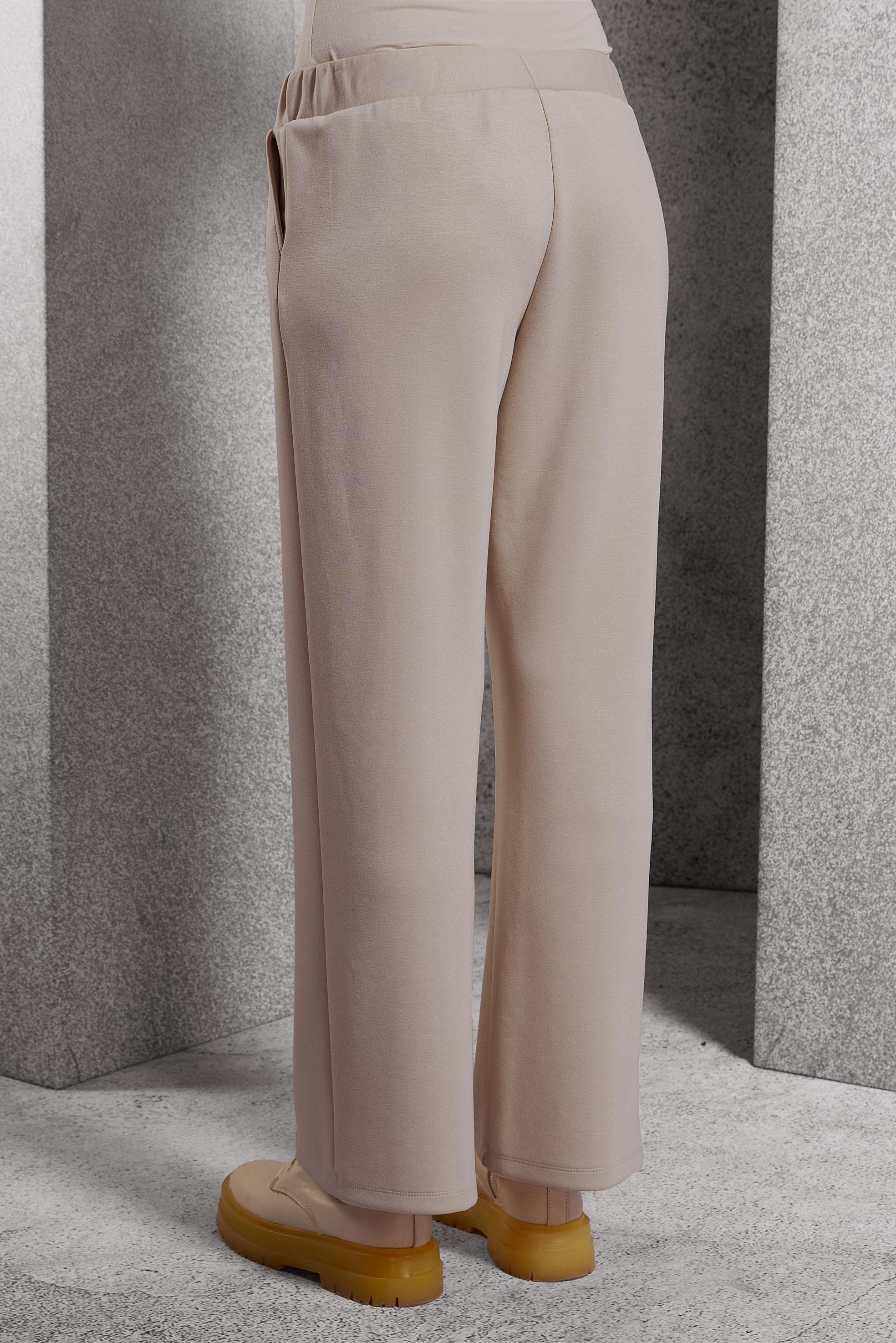 Vêtements hijab BEIGE PANTALON À TAILLE ÉLASTIQUE 70801