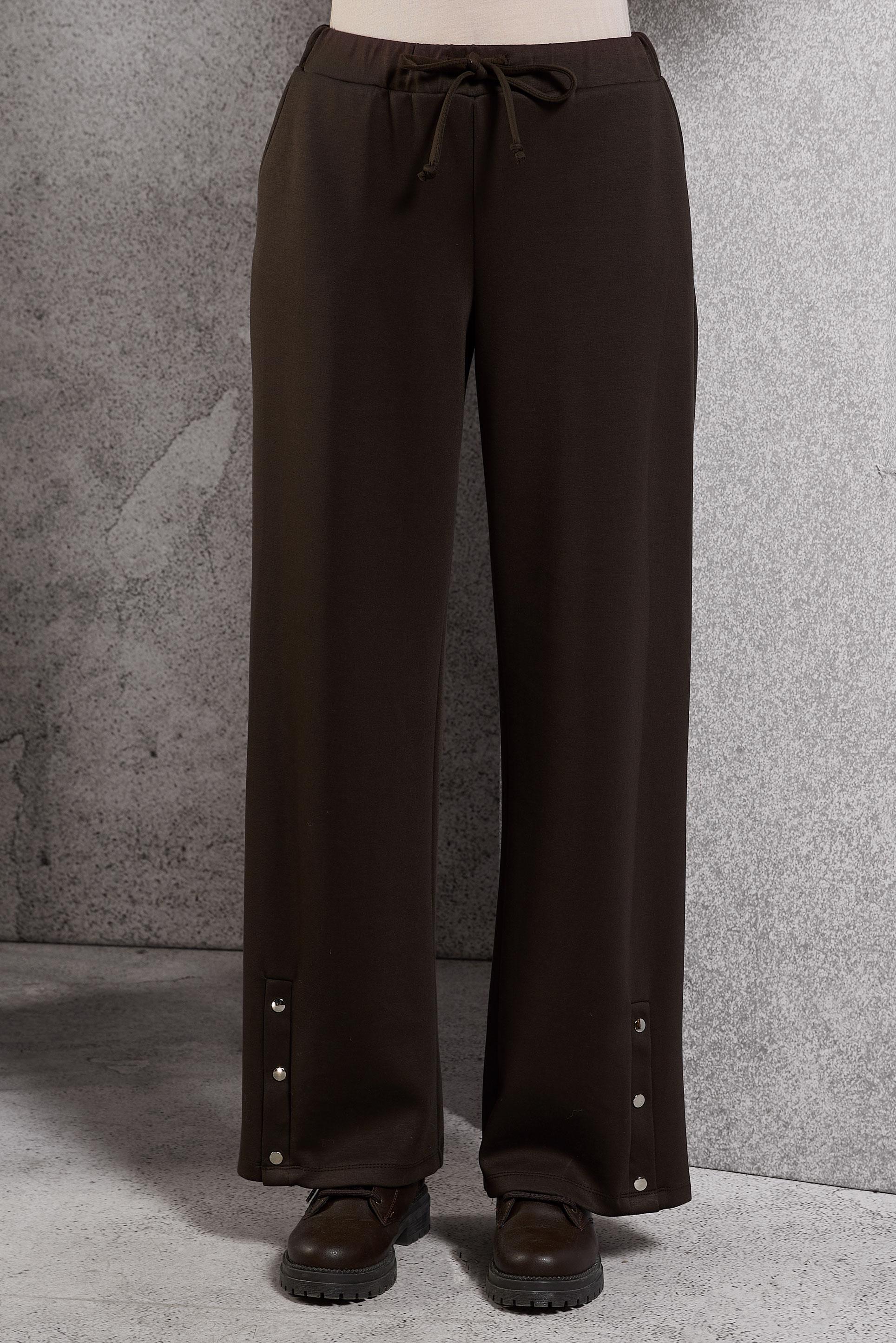Vêtements hijab BRUN PANTALON À JAMBES LARGES 70802