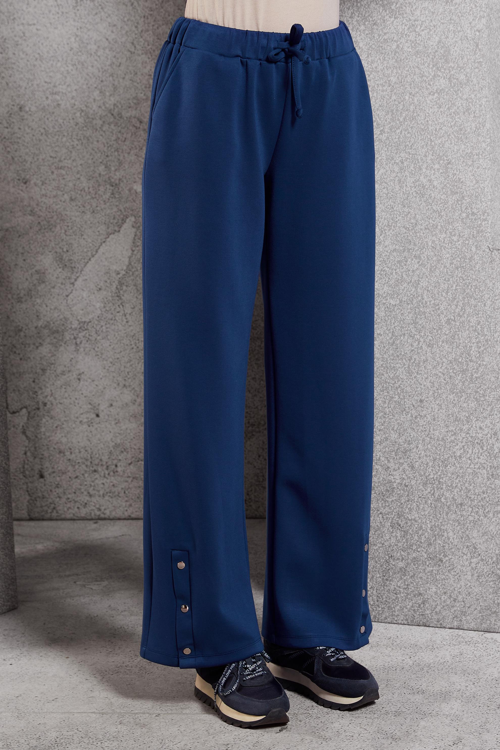 Vêtements hijab BLEU MARINE PANTALON À JAMBES LARGES 70802