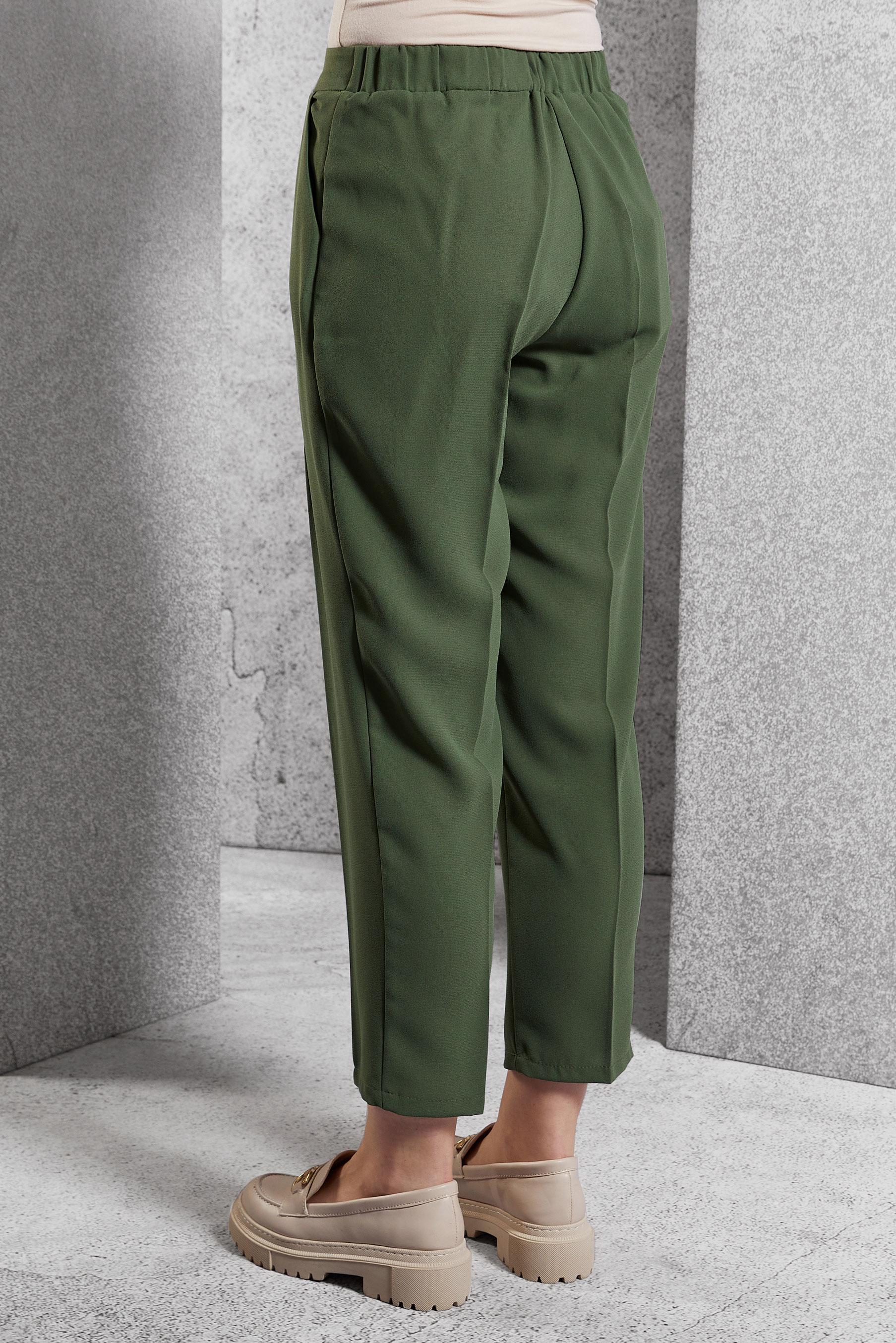 Vêtements hijab KAKI PANTALON COUPE CAROTTE 70804