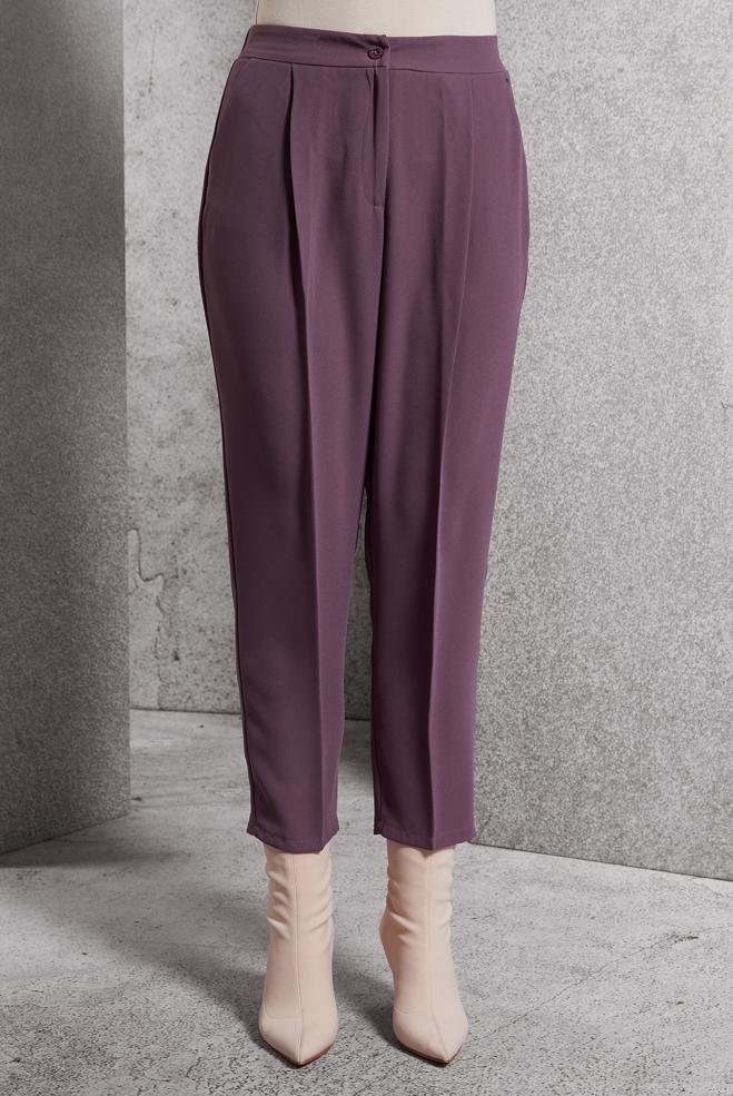 Vêtements hijab  PANTALON COUPE CAROTTE 70804 - ALVİNA
