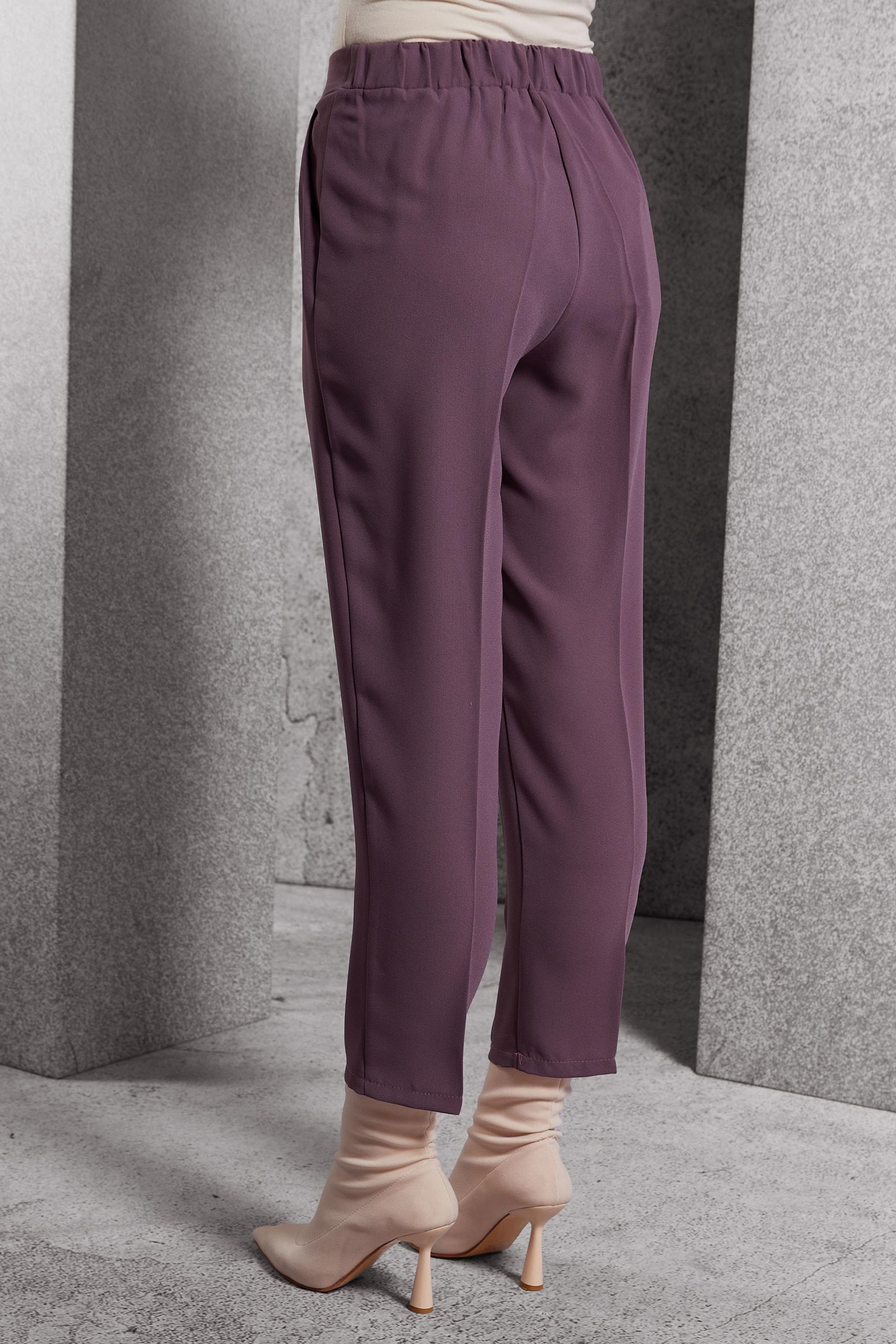 Vêtements hijab POURPRE PANTALON COUPE CAROTTE 70804