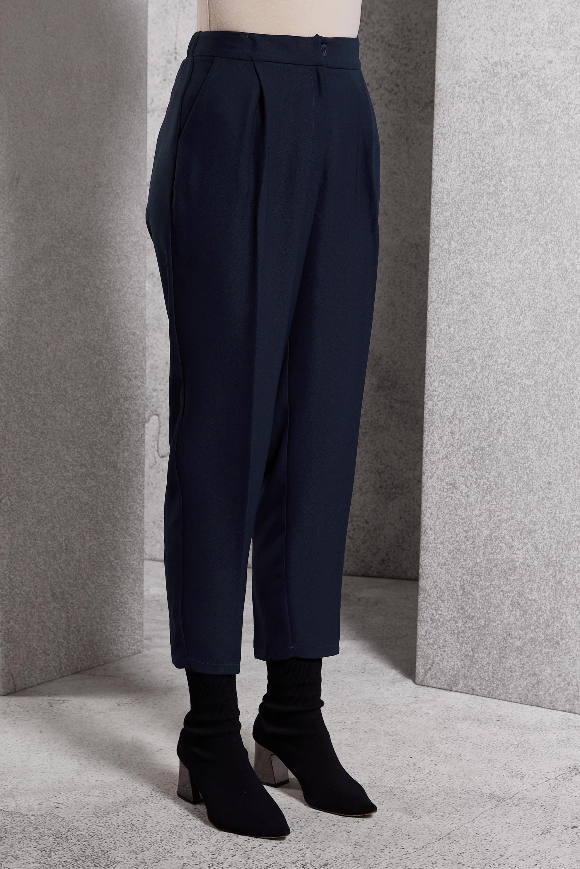 Vêtements hijab BLEU MARINE PANTALON COUPE CAROTTE 70804
