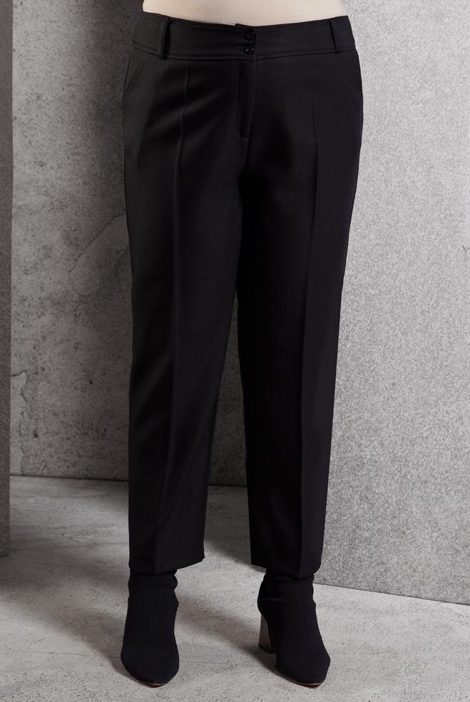 Vêtements hijab NOIR PANTALON À JAMBE SKINNY 70806 - ALVİNA