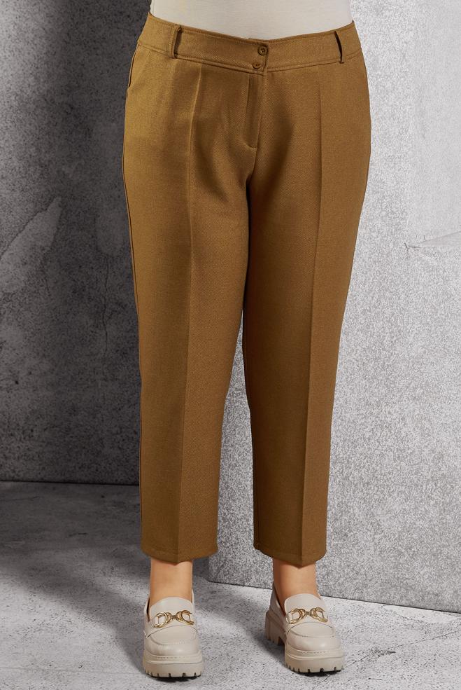 Vêtements hijab JAUNE PANTALON À JAMBE SKINNY 70806 - ALVİNA