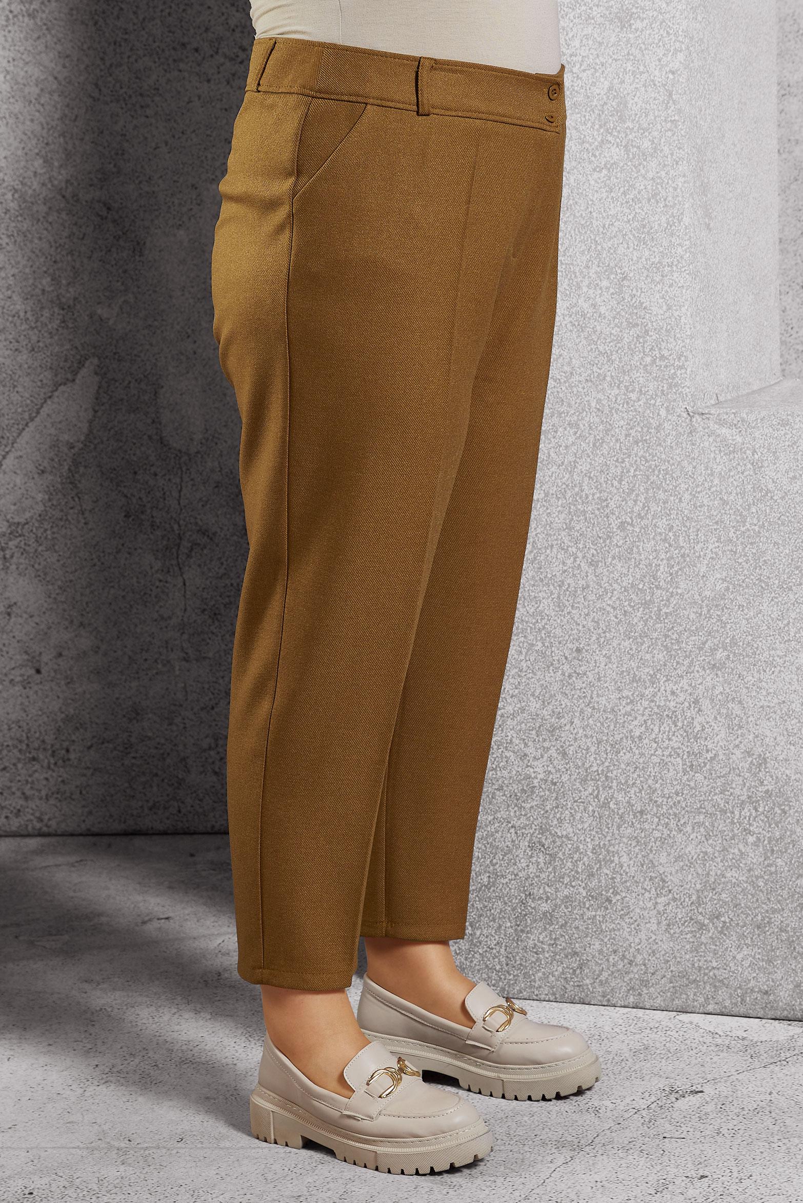 Vêtements hijab JAUNE PANTALON À JAMBE SKINNY 70806