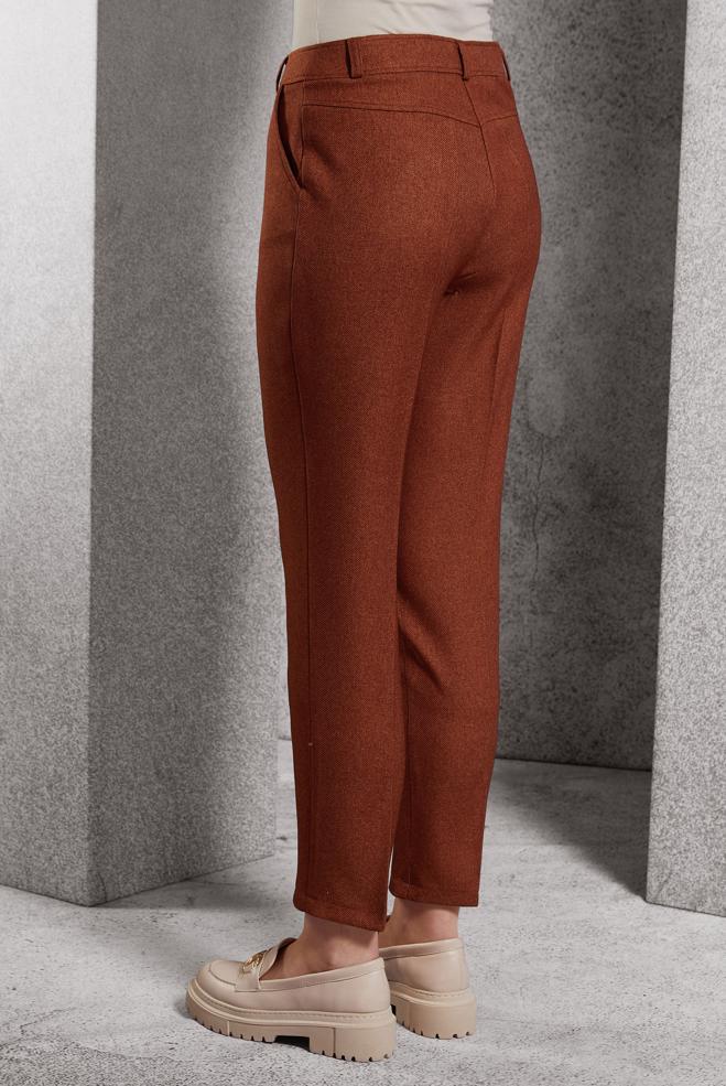 Hijab clothing ORANGE SKINNY LEG PANTS 70807 - ALVİNA