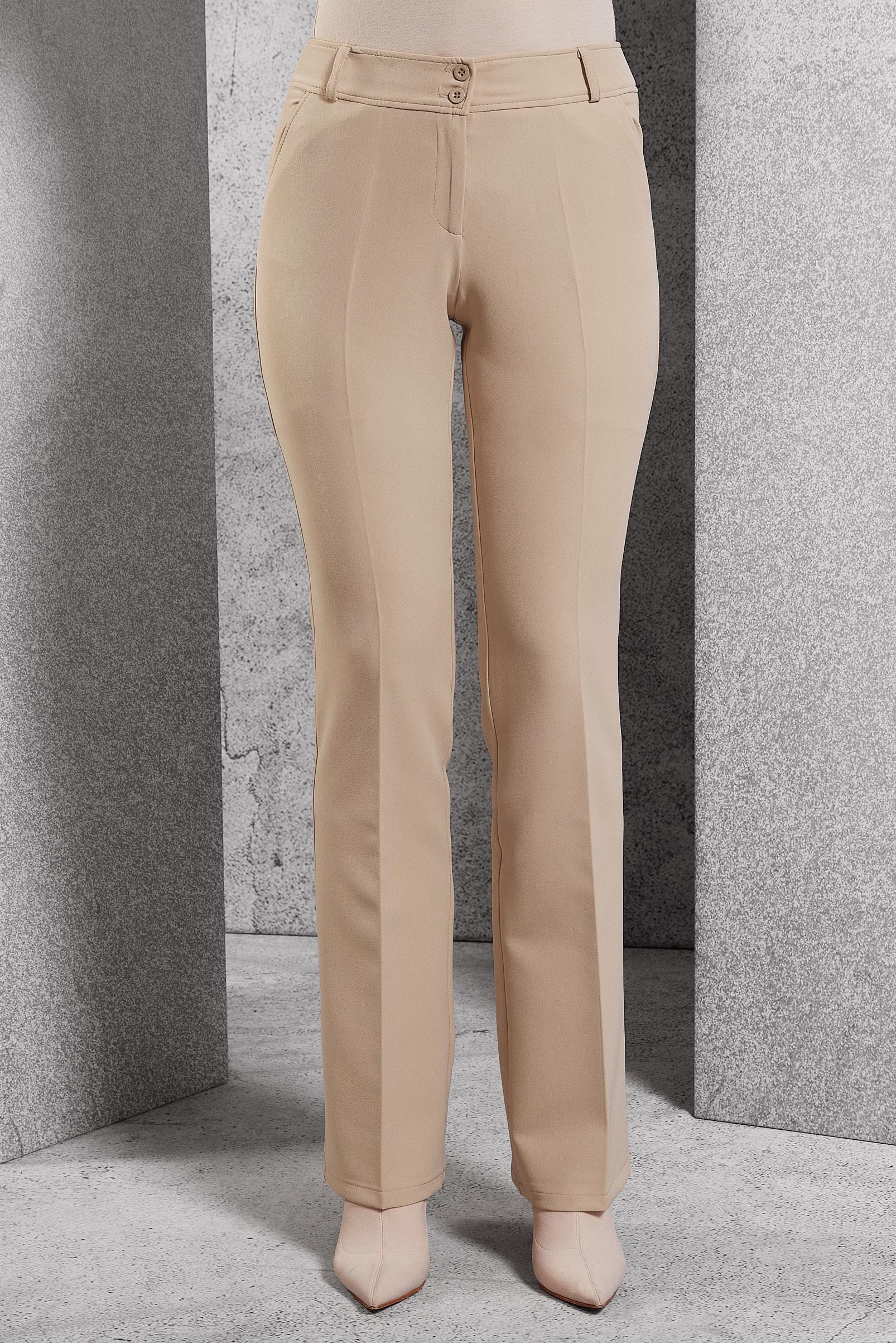 Tesettür giyim BEJ İSPANYOL PAÇA PANTOLON 70808