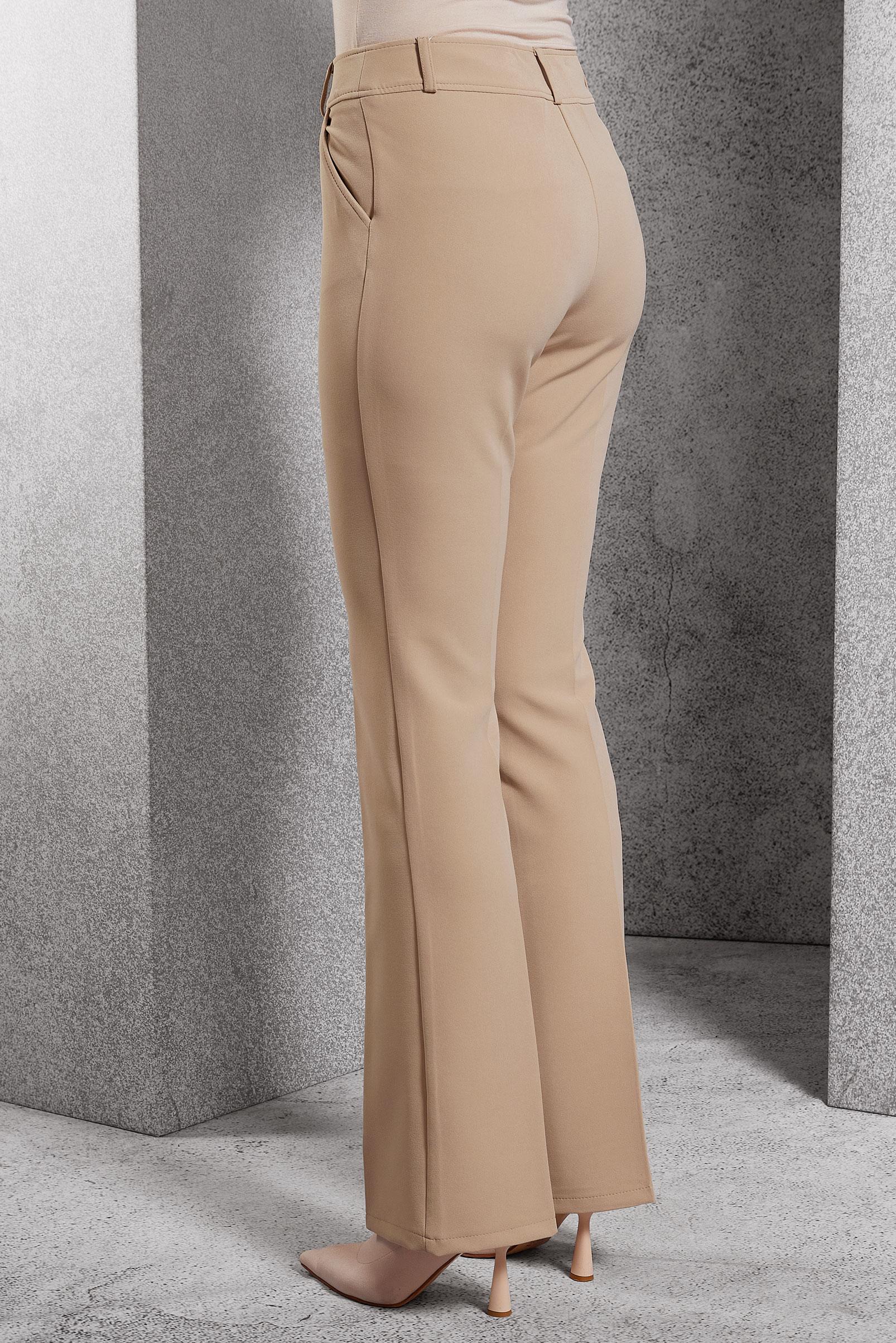 Tesettür giyim BEJ İSPANYOL PAÇA PANTOLON 70808