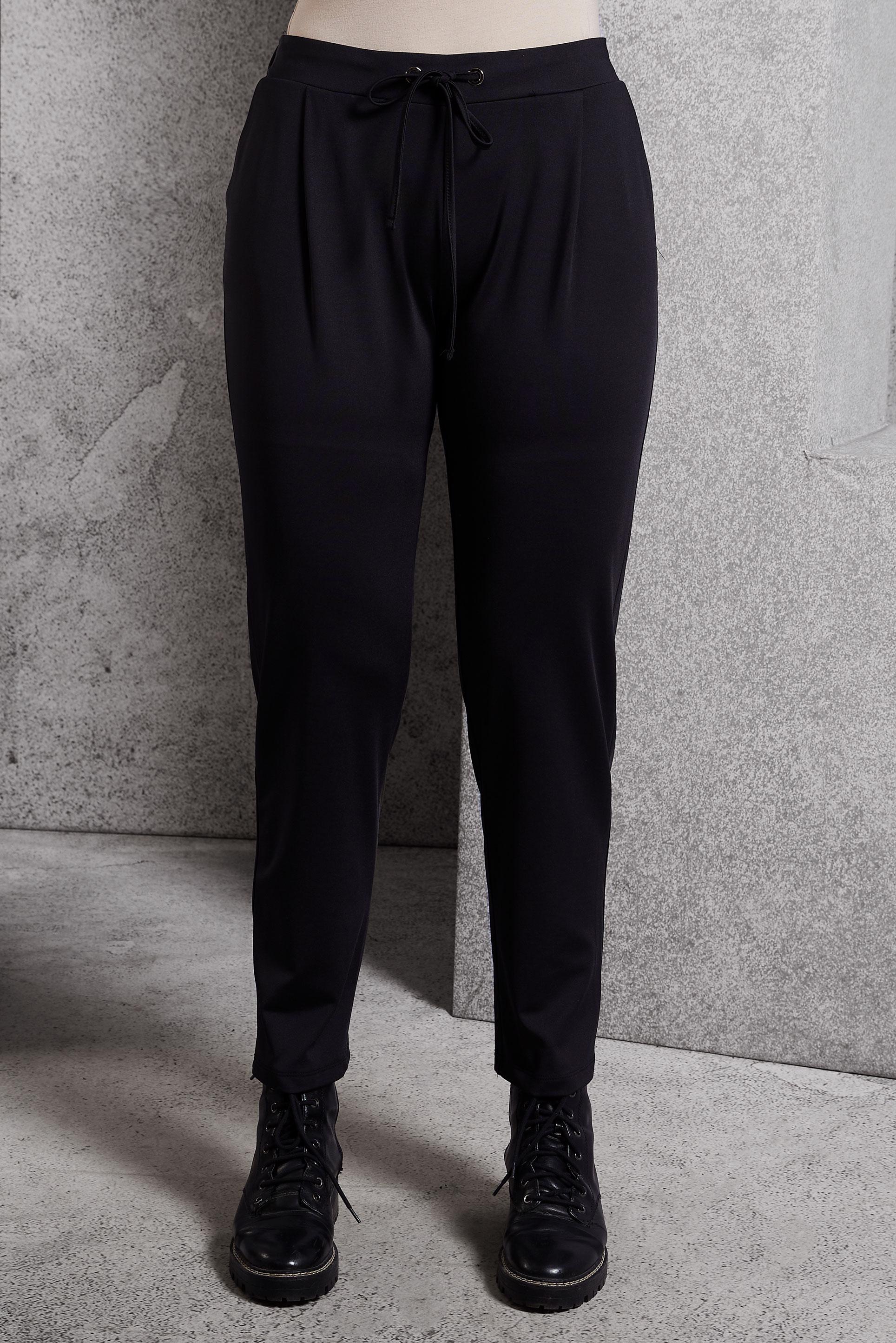 Vêtements hijab NOIR PANTALON À TAILLE ÉLASTIQUE 70809